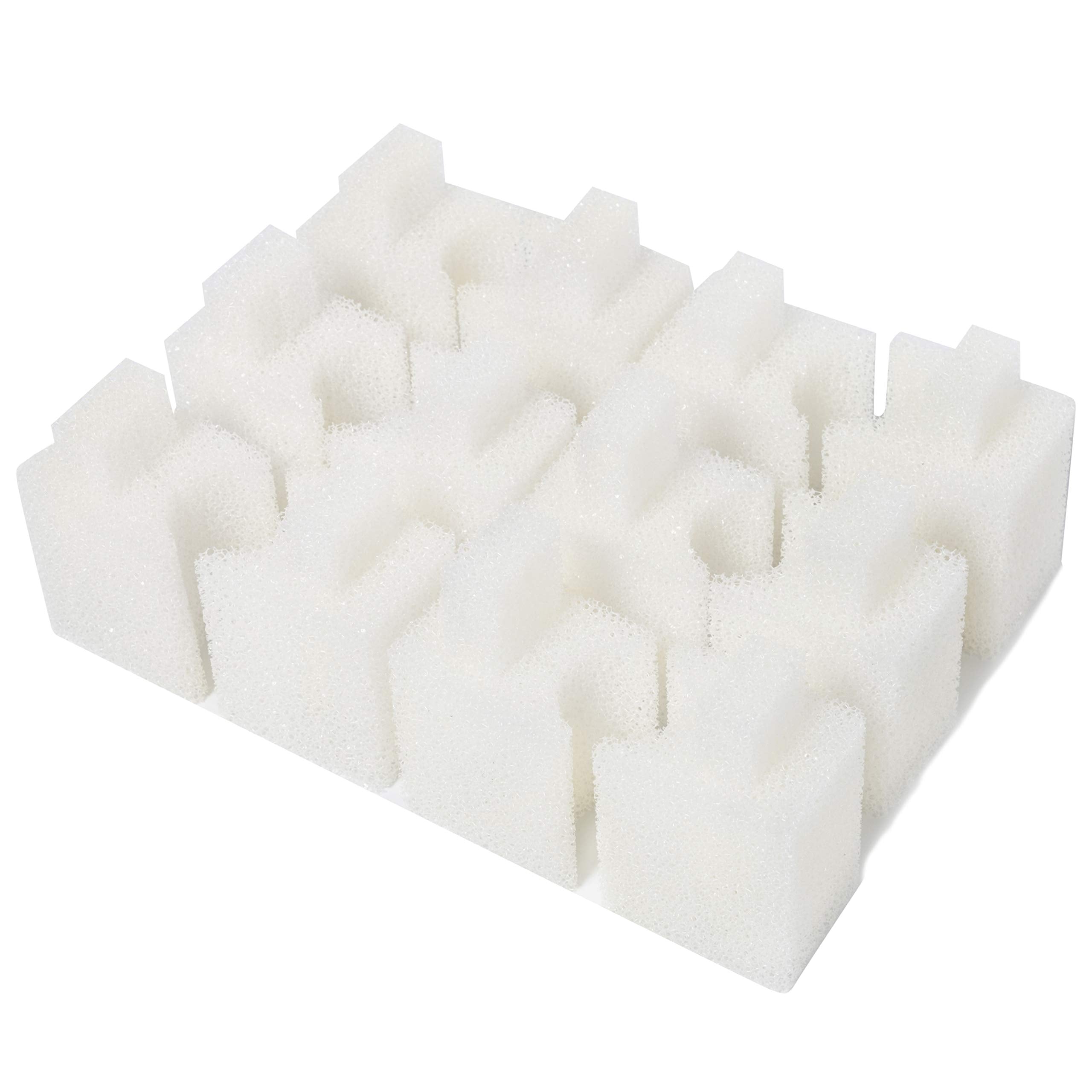 Ltwhome Compatible Foam Filter Pads Fit For Fluval U1 Aquarium Filters (Pack Of 12)