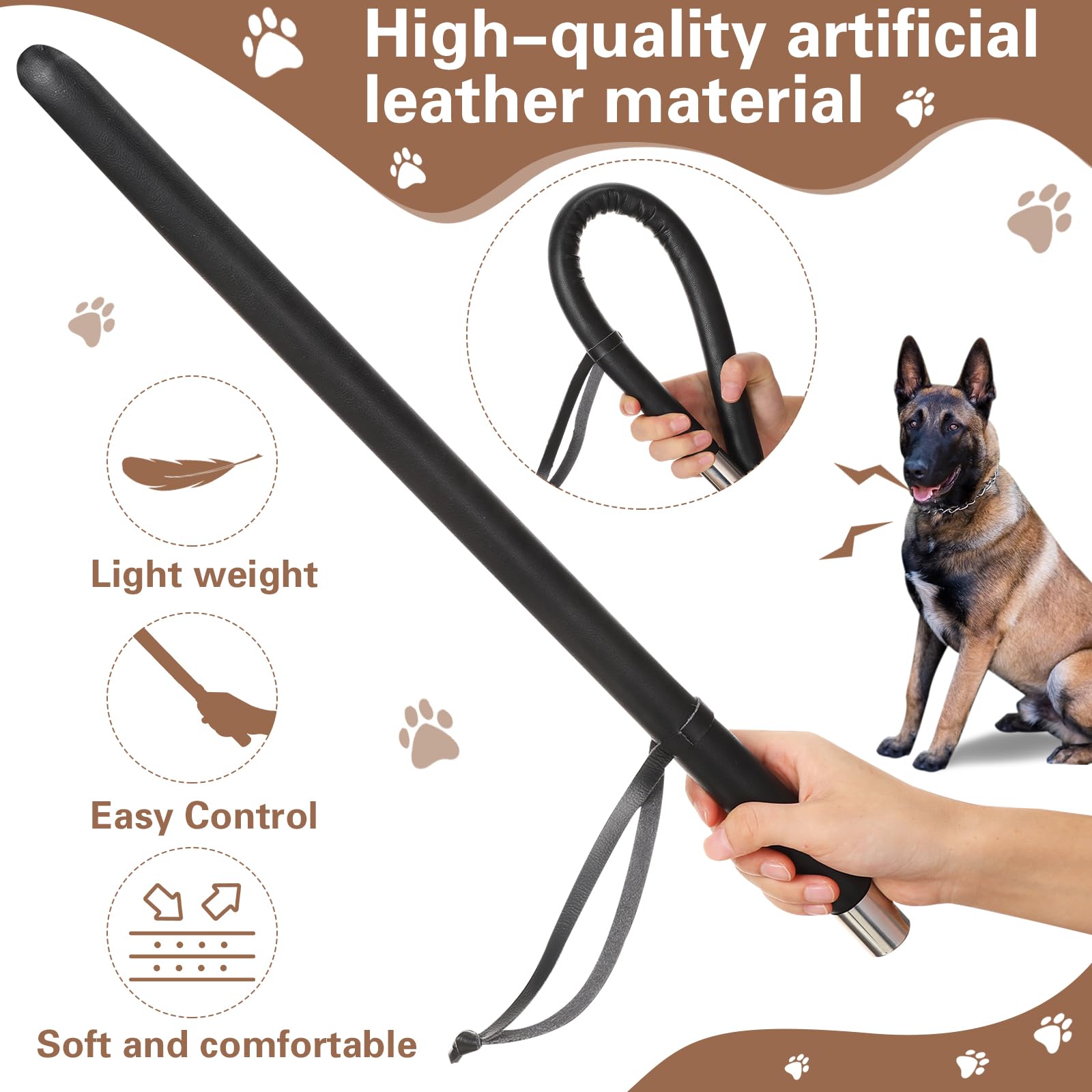 Leyndo 4 Pcs Dog Training Set Include Dog Sleeve Pillow Tug Toy Training Stick And Rubber Ball Professional Equipment For Biting