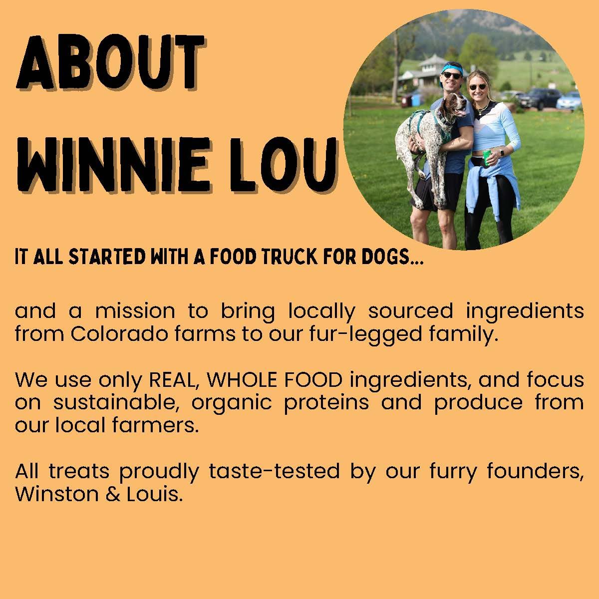 Winnie Lou Organic Jerky Dog Treats - Human Grade, Made in USA - All Natural, Healthy (Turkey Jerky)