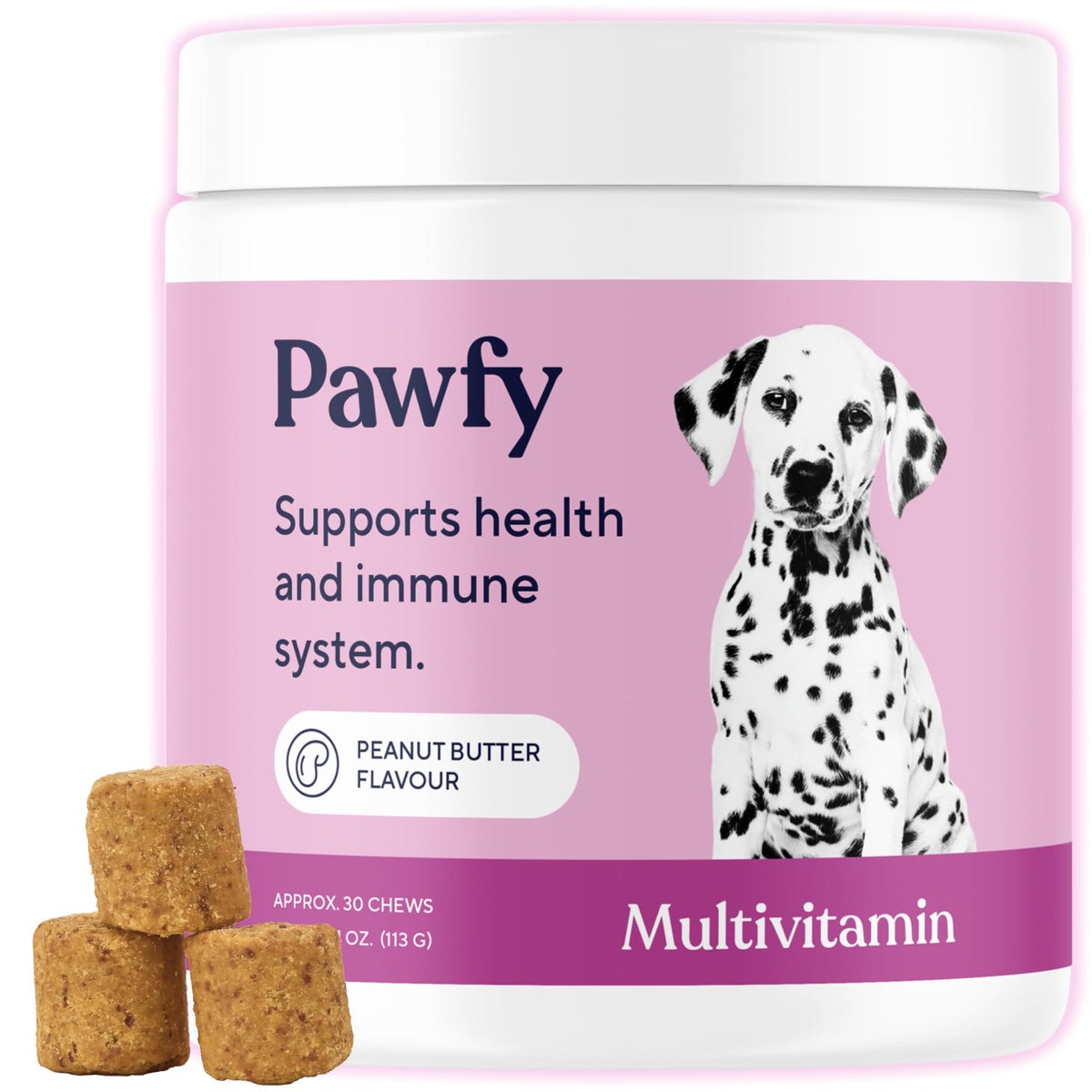 Pawfy Dog Multivitamins 15 In 1 | Dog Vitamins For Skin & Coat - Supports Overall Wellness | Advanced Senior Dog Supplements Fro