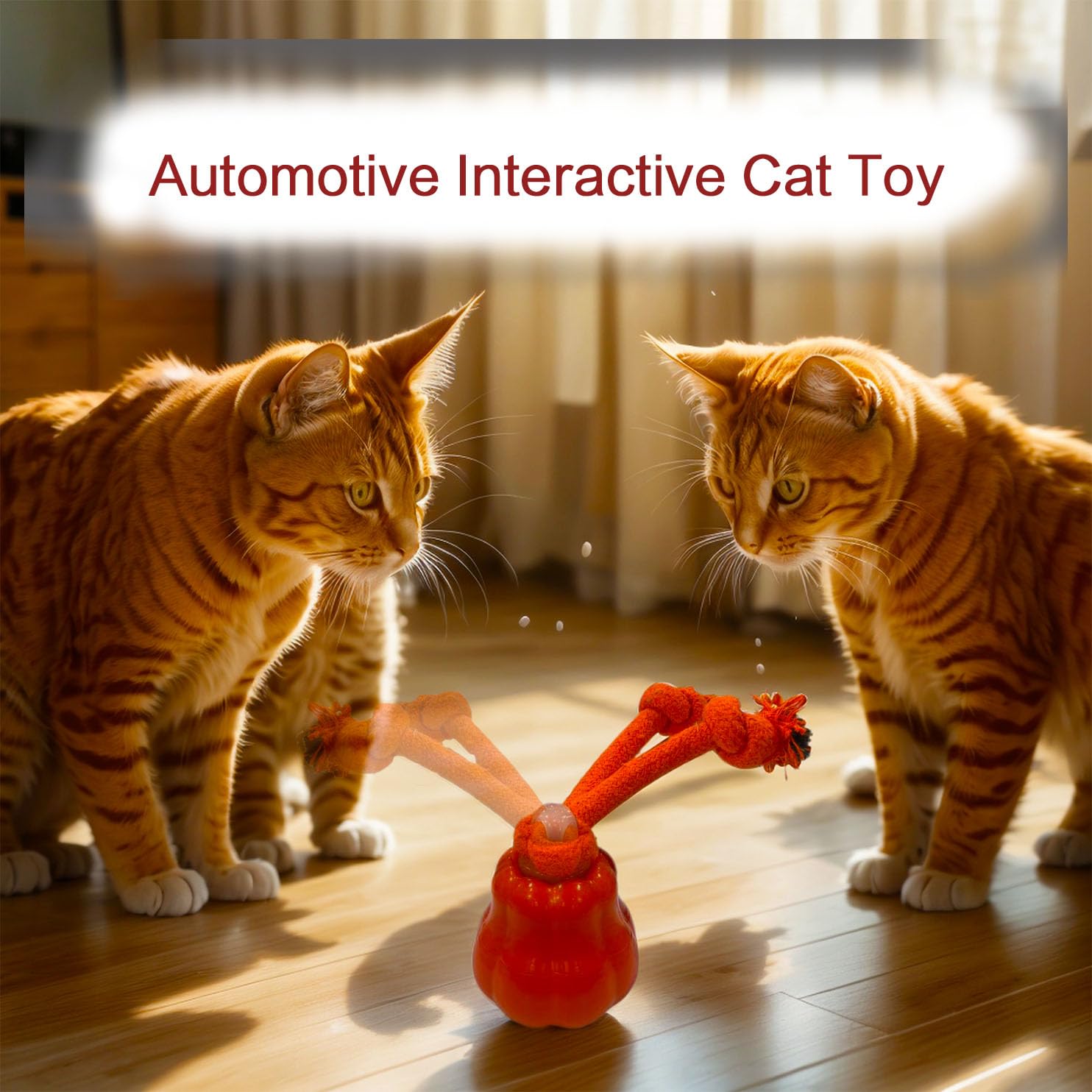 Automatic Interactive Rolling Dogs Toys Ball For Indoor- Rechargeable Activate Dog Pet Toy For Indoor, Self-Playing Automatic Mo