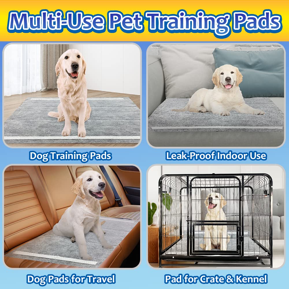 Dogcator Charcoal Puppy Pads Extra Large, Activated Charcoal Dog Pee Pads, X-Large Odorless Potty Pads For Dogs 28'X34', 40 Count Xl Disposable Puppy Pads Pet Training Pads For Housebreaking