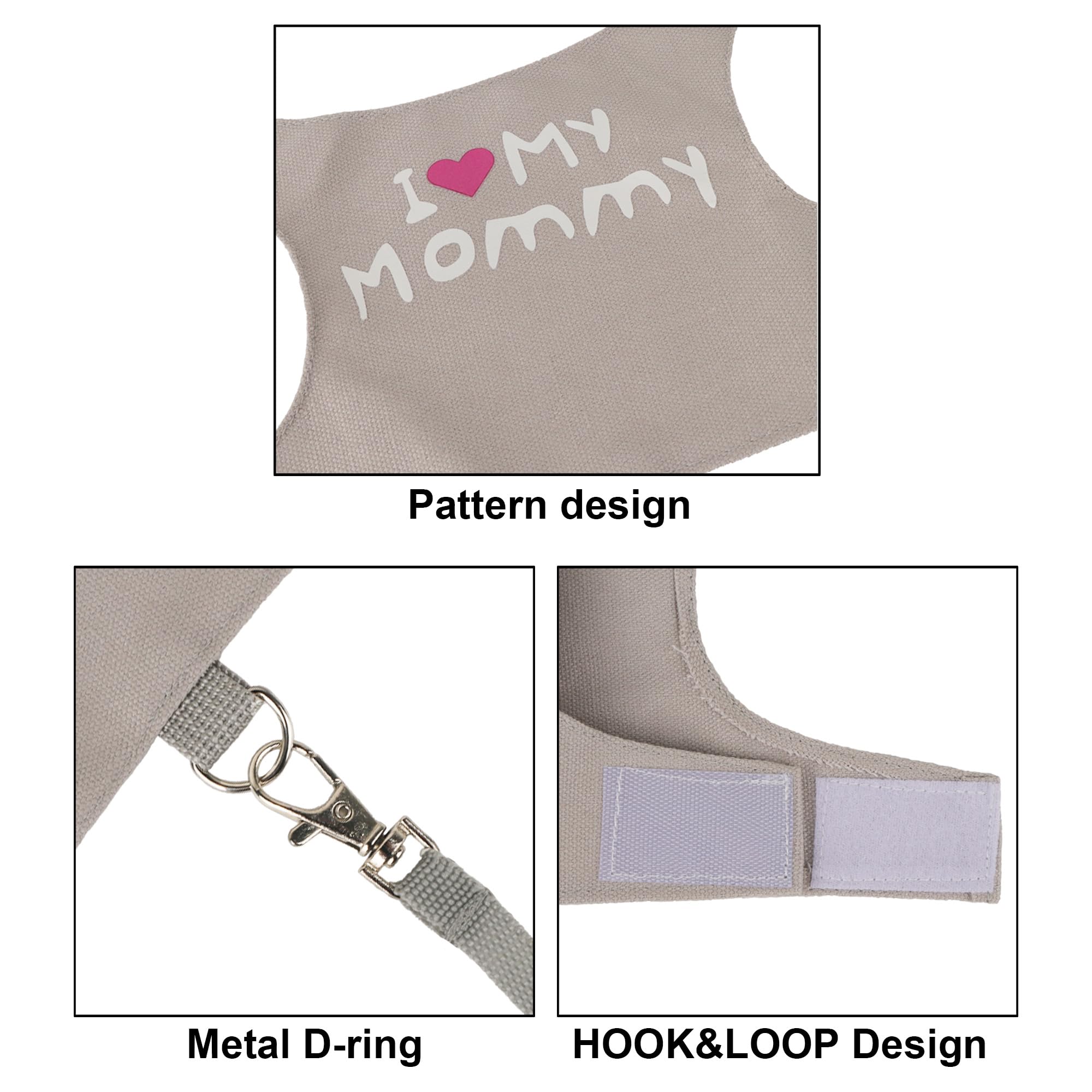 Adoggygo Mothers Day Bearded Dragon Harness Leash Set, Lizard Clothe Costume Adjustable Reptile Harness With 5Ft Leash For Beard