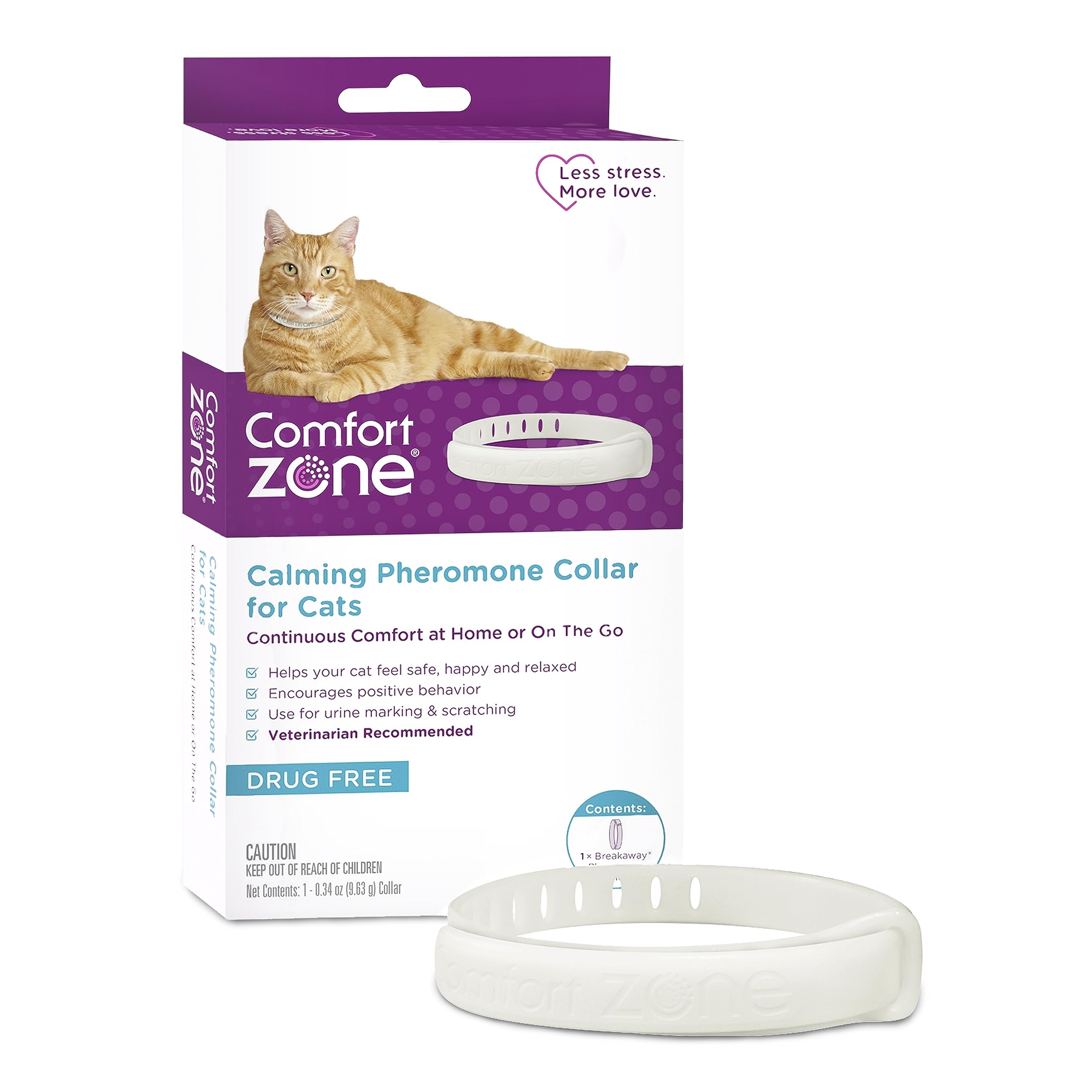 Comfort Zone Cat Calming Collar: 1 Pack