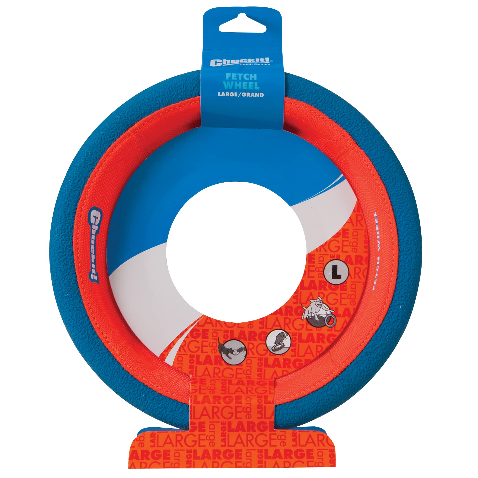 Chuckit! Fetch Wheel Outdoor Dog Toy, Large, For Large Breeds