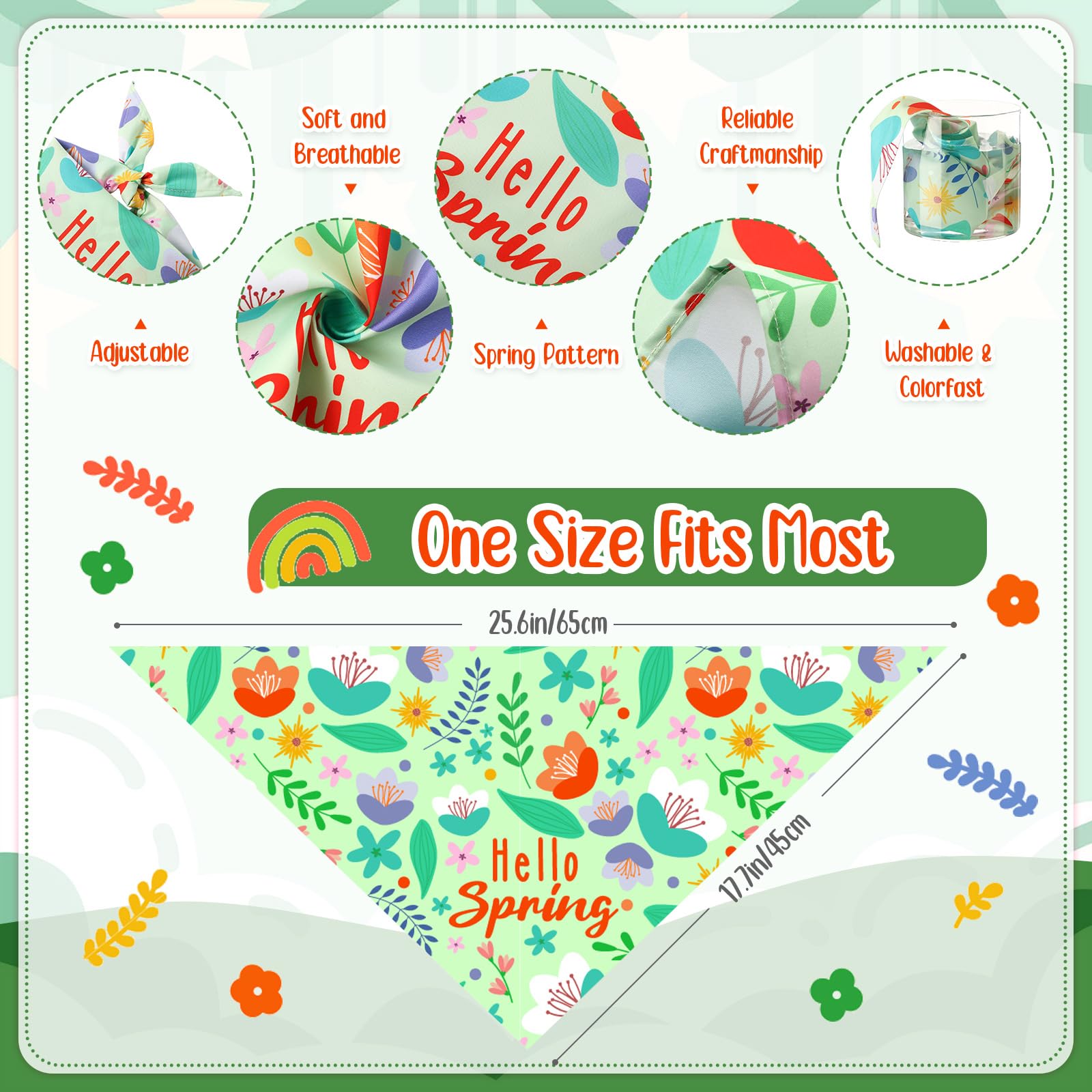 Kacctyen 200 Pcs 4Th Of July Dog Bandana Bulk Patriotic Dog Bandana American Flag Pet Scarf Triangle Bibs Washable Puppy Kerchie