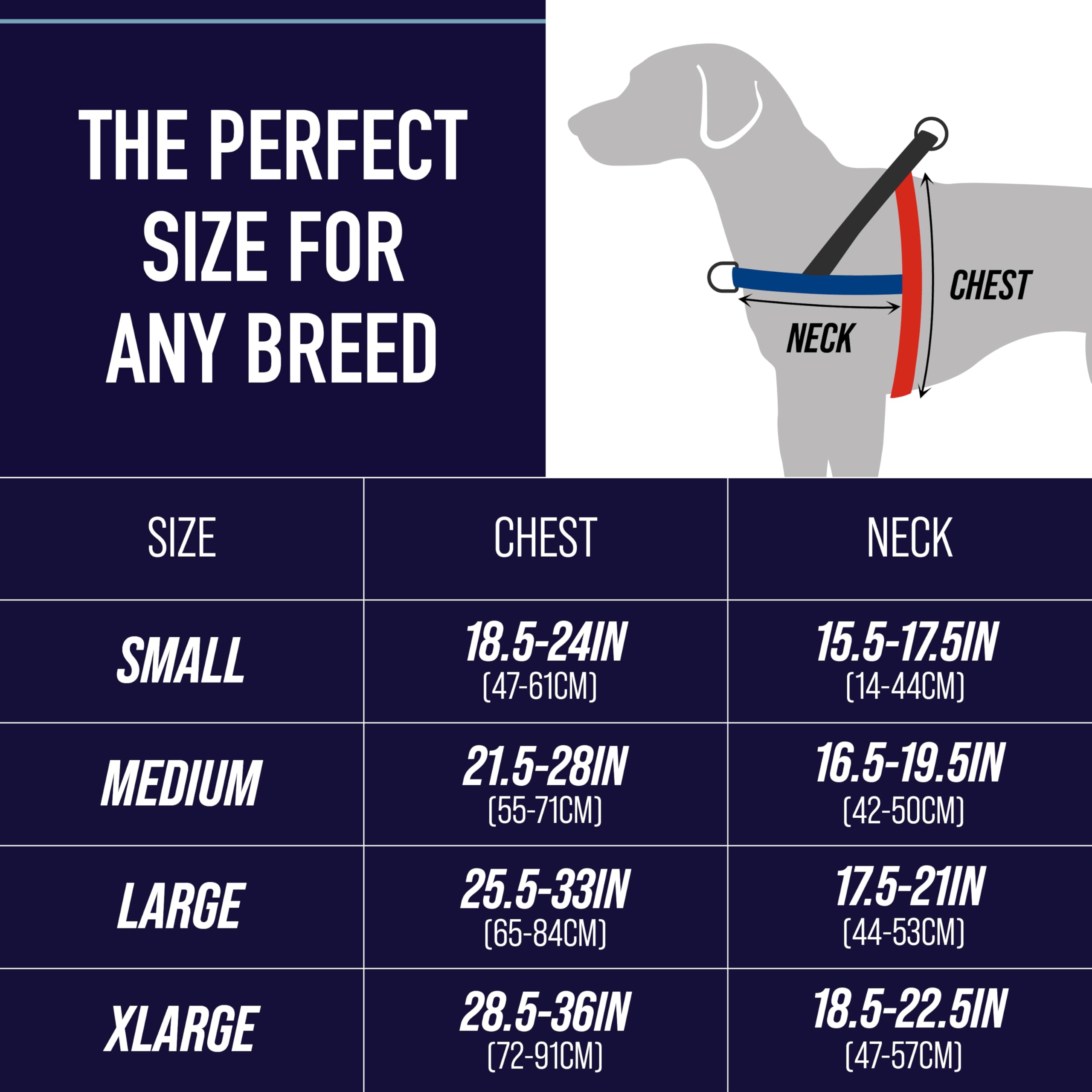 Leash Boss No Pull Dog Harness, Easy Walk For Small, Medium, And Large Pets, Reflective With Rear And Front Clip Attachment (Wav