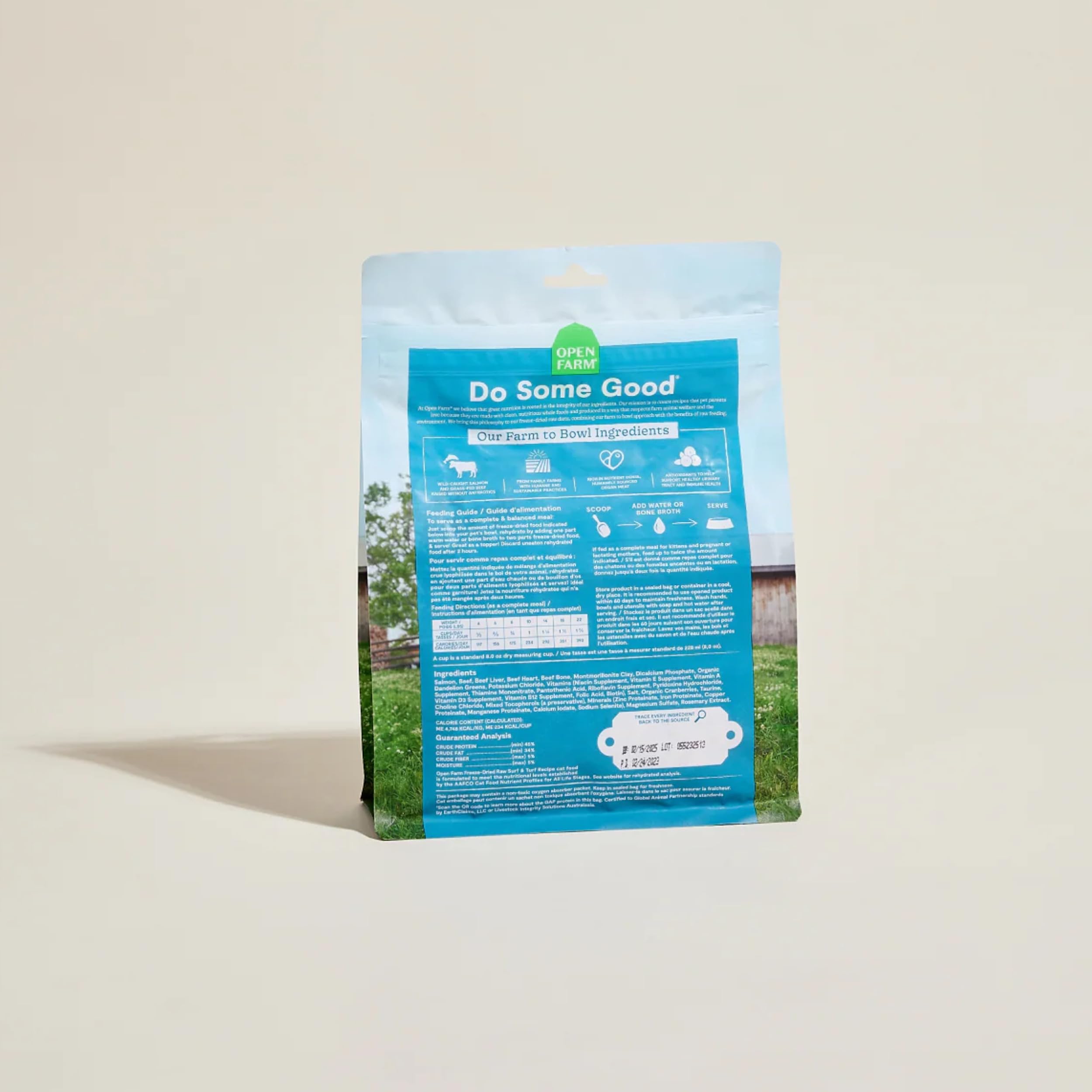 Open Farm Surf & Turf Recipe Freeze Dried Raw Morsels for Cats, 3.5oz