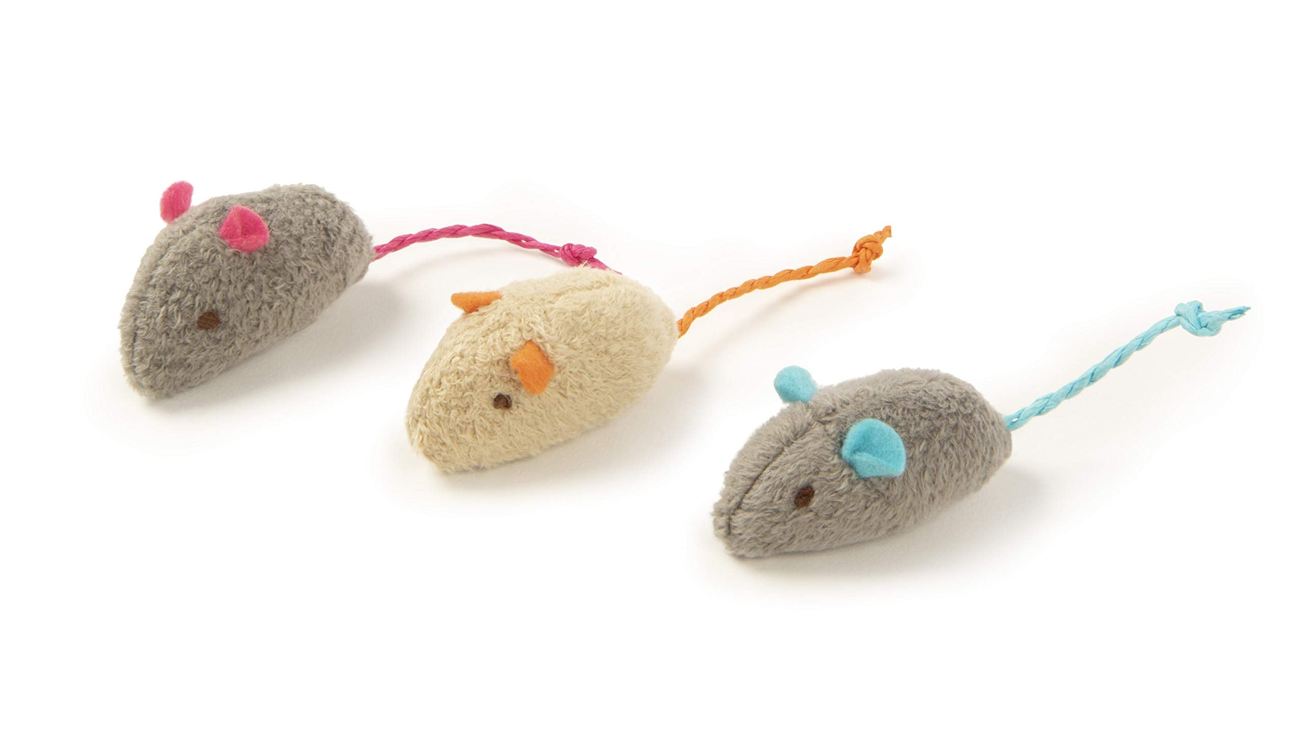 Smartykat Skitter Critters Cat Toy Catnip Mice 3/Pkg