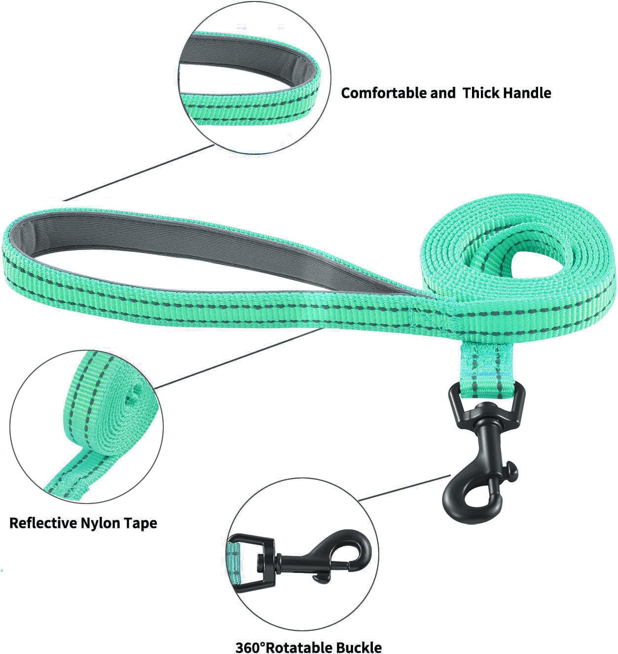 Hipubby Dog Harness and Leash Set, No Pull Soft Mesh Puppy Harness for Small Medium Dogs, Cats - Step in Reflective Breathable L