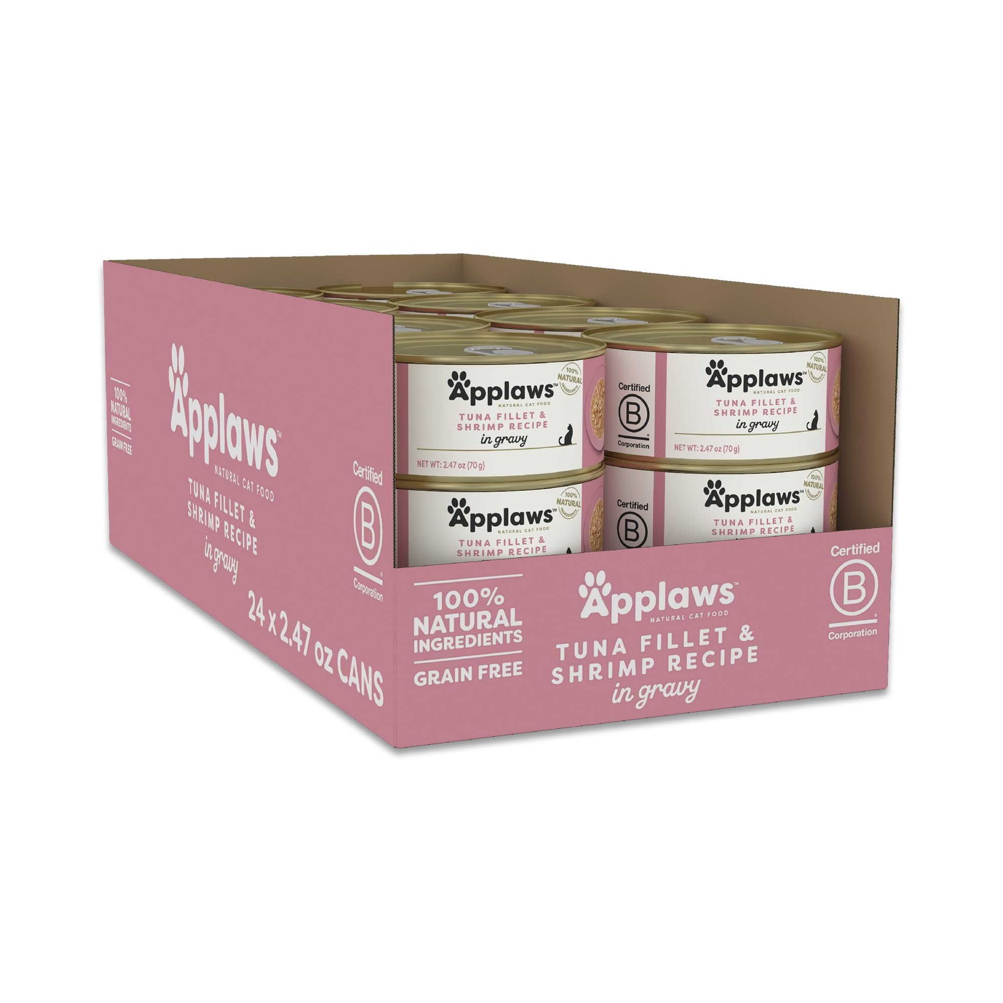 Applaws Natural Wet Cat Food, Made with Limited and Natural Ingredients, High Protein with No Artificial Additives or Fillers, T