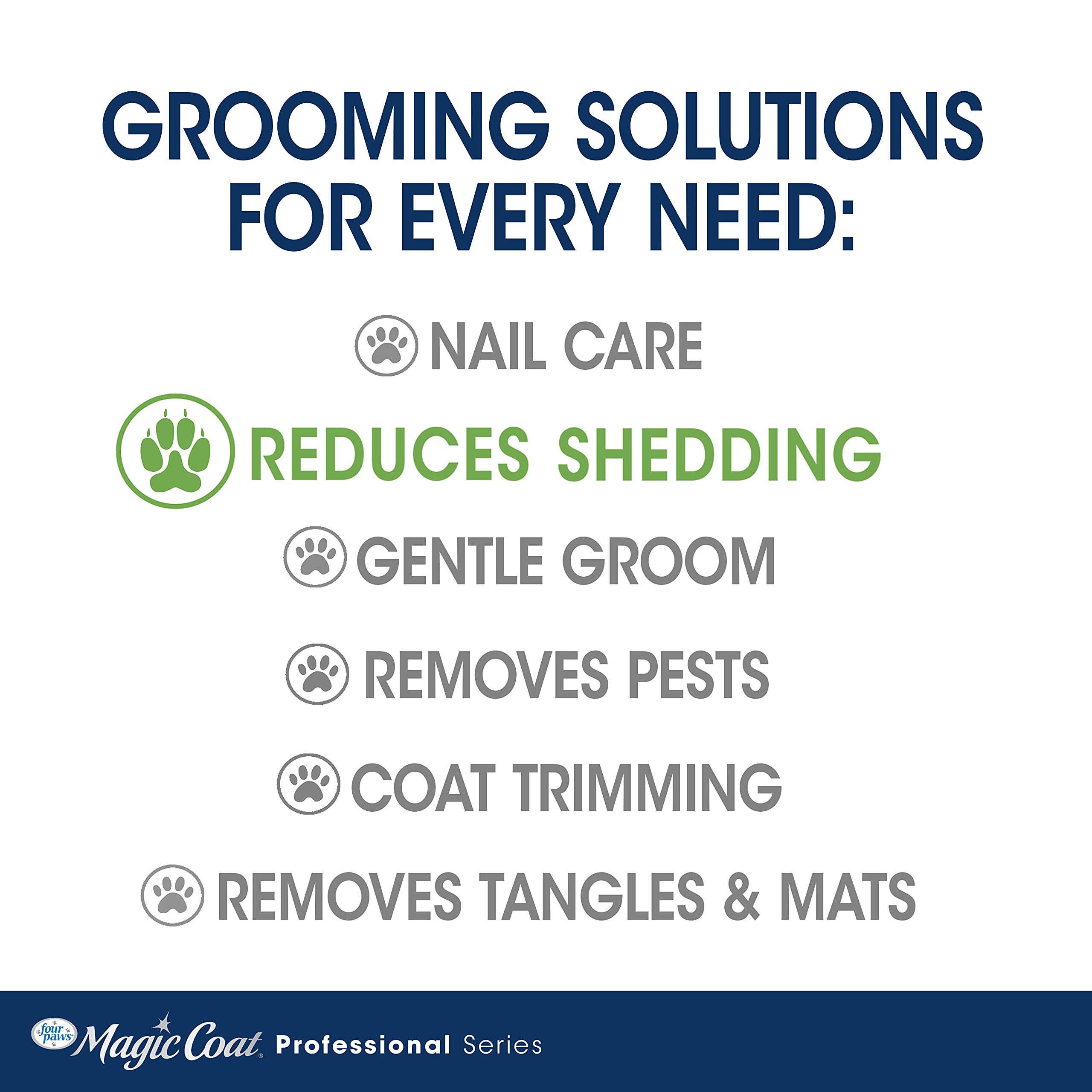 Four Paws Magic Coat Professional Series Grooming Essentials - Trimmers, Nail Clippers, And Brushes For Pets