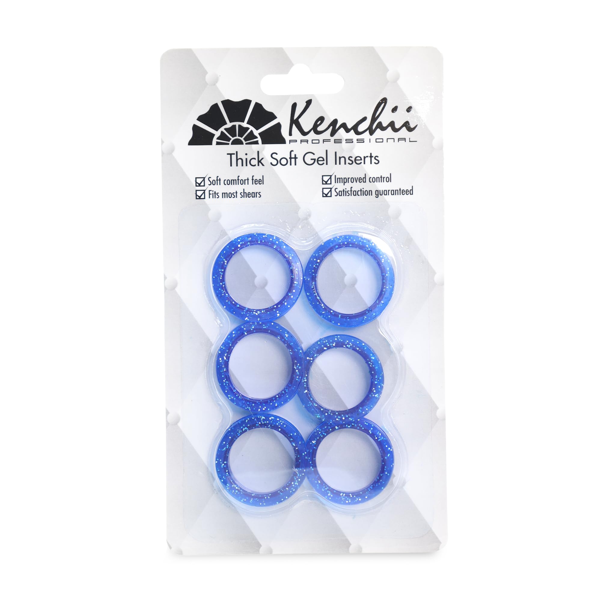 Kenchii Extra Soft Premium Shear Finger Ring Inserts - Thick, Quality Comfort. Elevate Your Grooming Experience With Precision A