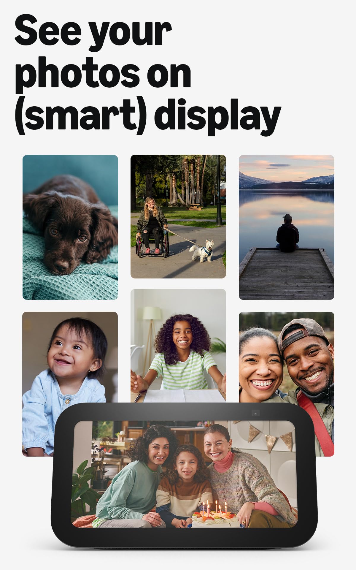 Amazon Echo Show 5 (newest model), Smart display with Alexa+ Early Access, 2x the bass and clearer sound, Cloud Blue