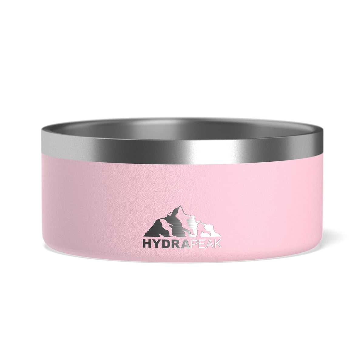 Hydrapeak Dog Bowl, Non Slip Stainless Steel, Dog Water Bowl, Dog Food Bowls, Large Sized Dog, Dog Dish, Dog Bowls Small Dogs, 32Oz/64Oz, Multiple Sizes, (4 Cup, Pink)