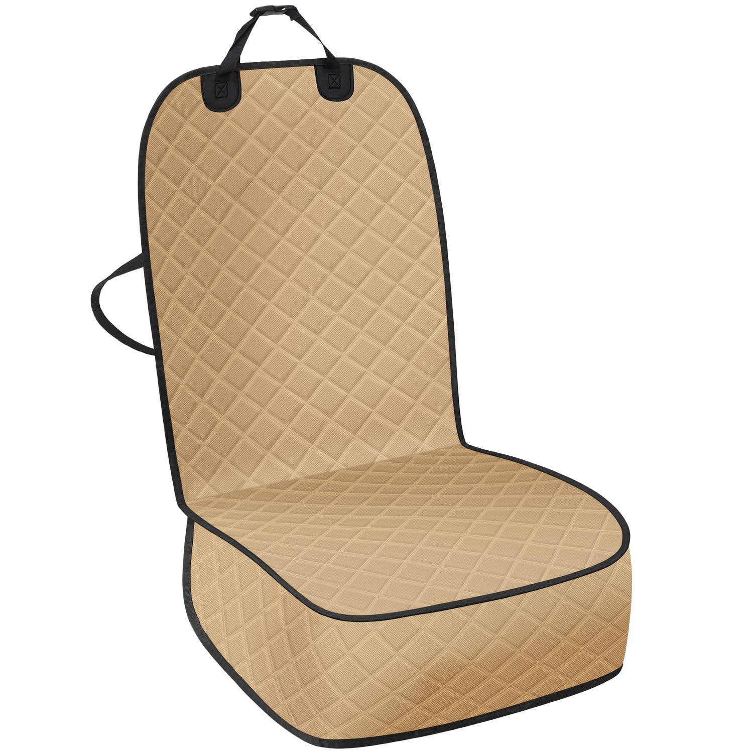 Horjones Dog Car Seat Cover,Waterproof And Nonslip Front Seat Dog Cover,Car Seat Protector For Cars,Trucks,Suvs And Jeep(M-Khaki