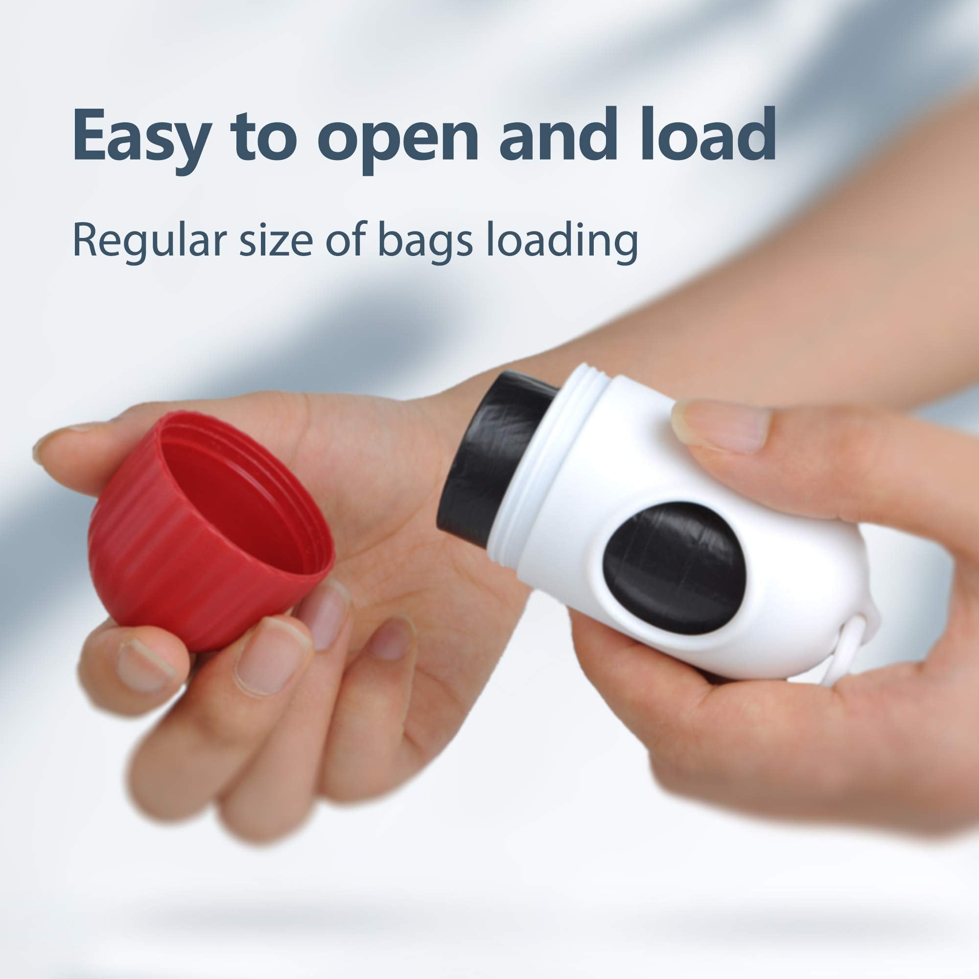 Fida Retractable Dog Leash With Dispenser And Poop Bags, 16 Ft Pet Walking Leash For Small Dog Or Cat Up To 26 Lbs, Anti-Slip Ha