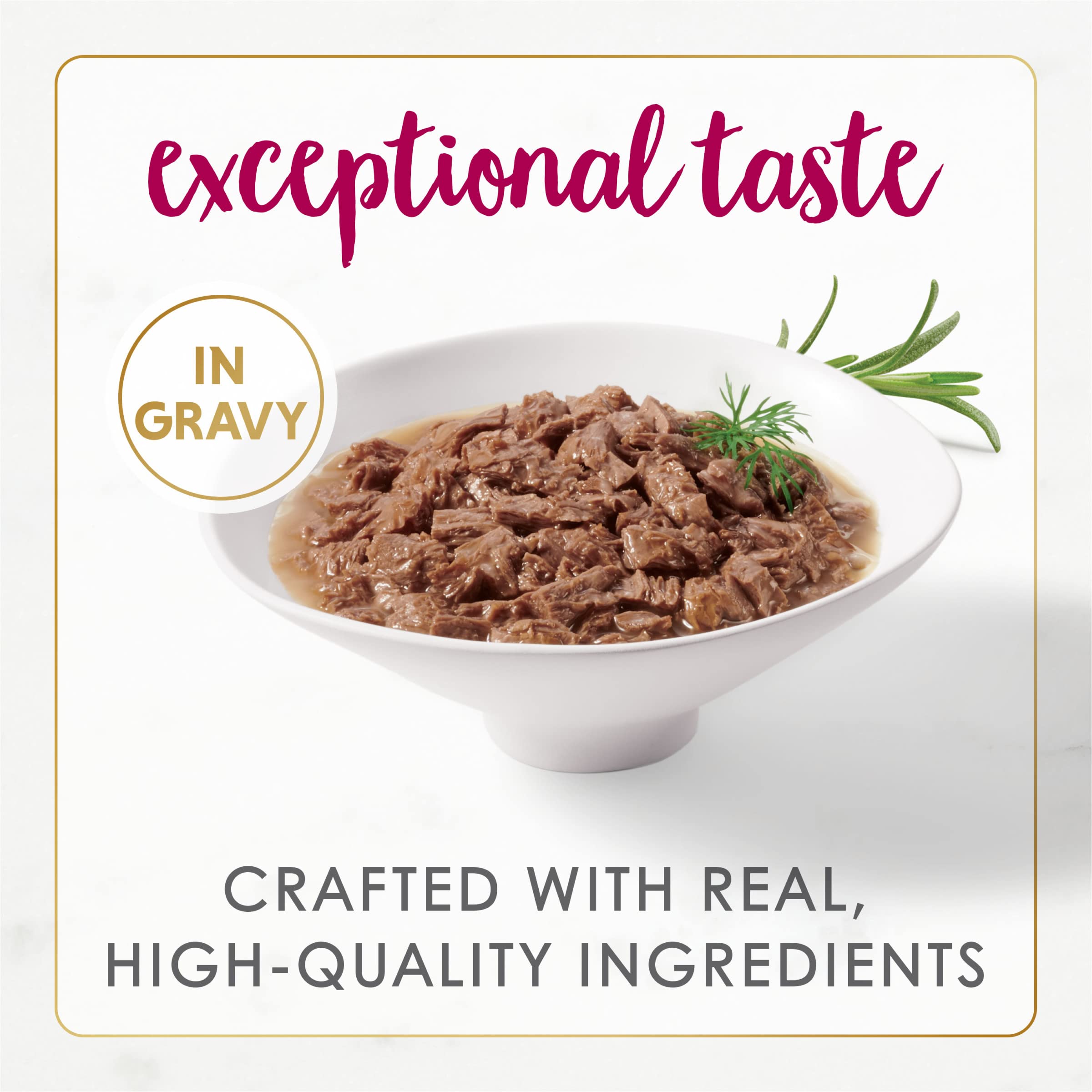 Purina Fancy Feast Wet Cat Food Natural Gourmet Naturals Natural White Meat Chicken and Beef Recipe in Wet Cat Food Gravy - (Pac