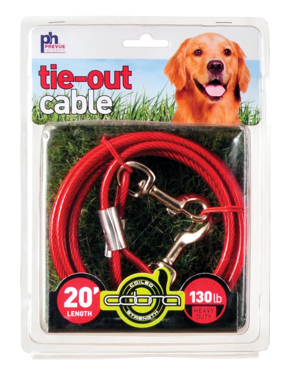 Prevue Pet Products 2122 Heavy-Duty 20' Tie-Out Cable
