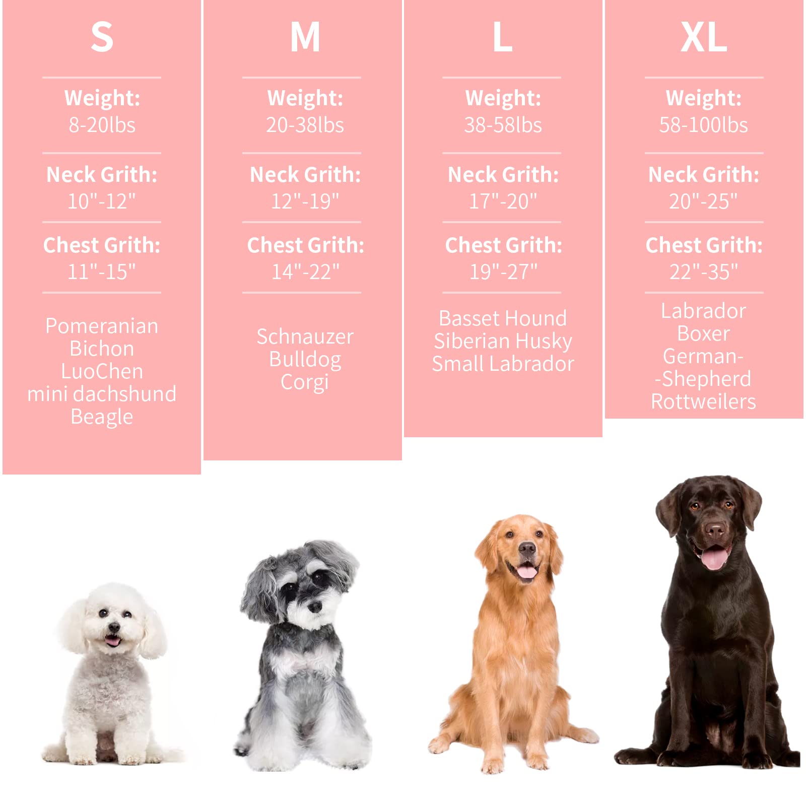 Kittystar Breathable Dog Shirt For Thunderstorm, Dog Anxiety Vest Jacket Warp,Puppy Calming Coat Anxiety Relief (Xl,Pink)