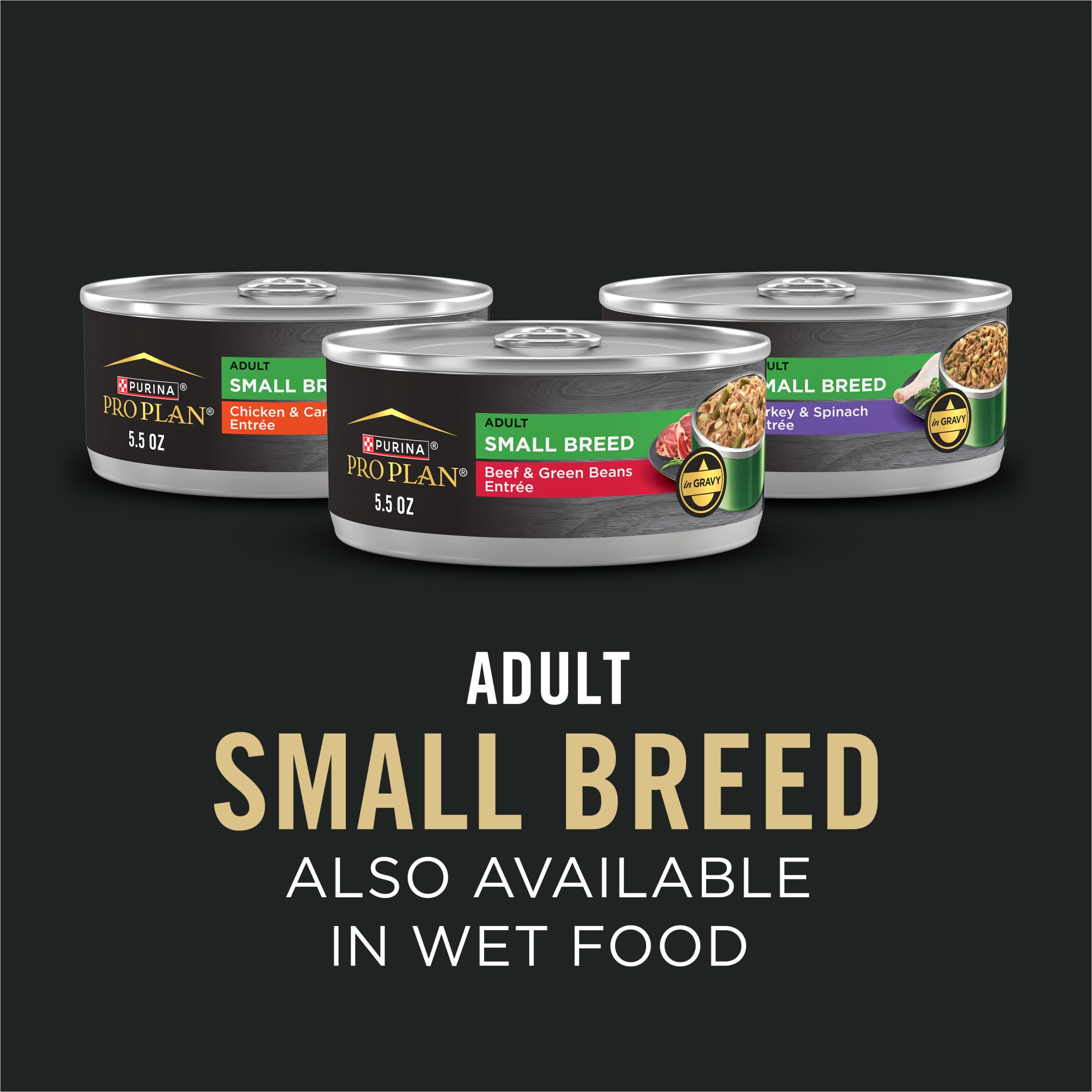 Purina Pro Plan Small Breed Dog Food With Probiotics for Dogs, Shredded Blend Chicken & Rice Formula - 6 lb. Bag