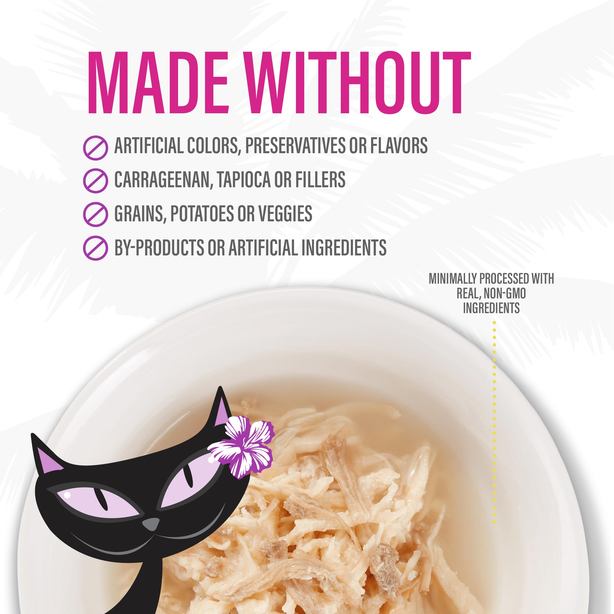 Tiki Cat Born Carnivore Complements Wet Cat Food Topper, Chicken & Duck 2.1 oz. Pouch (12 Count)
