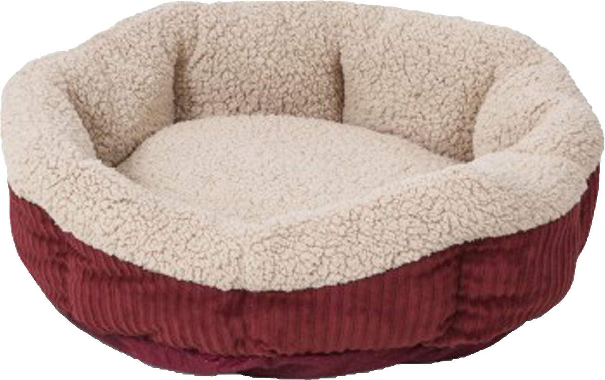 Aspen Pet Self Warming Pet Bed - Spice & Cream 19'' Diameter - Pack Of 4