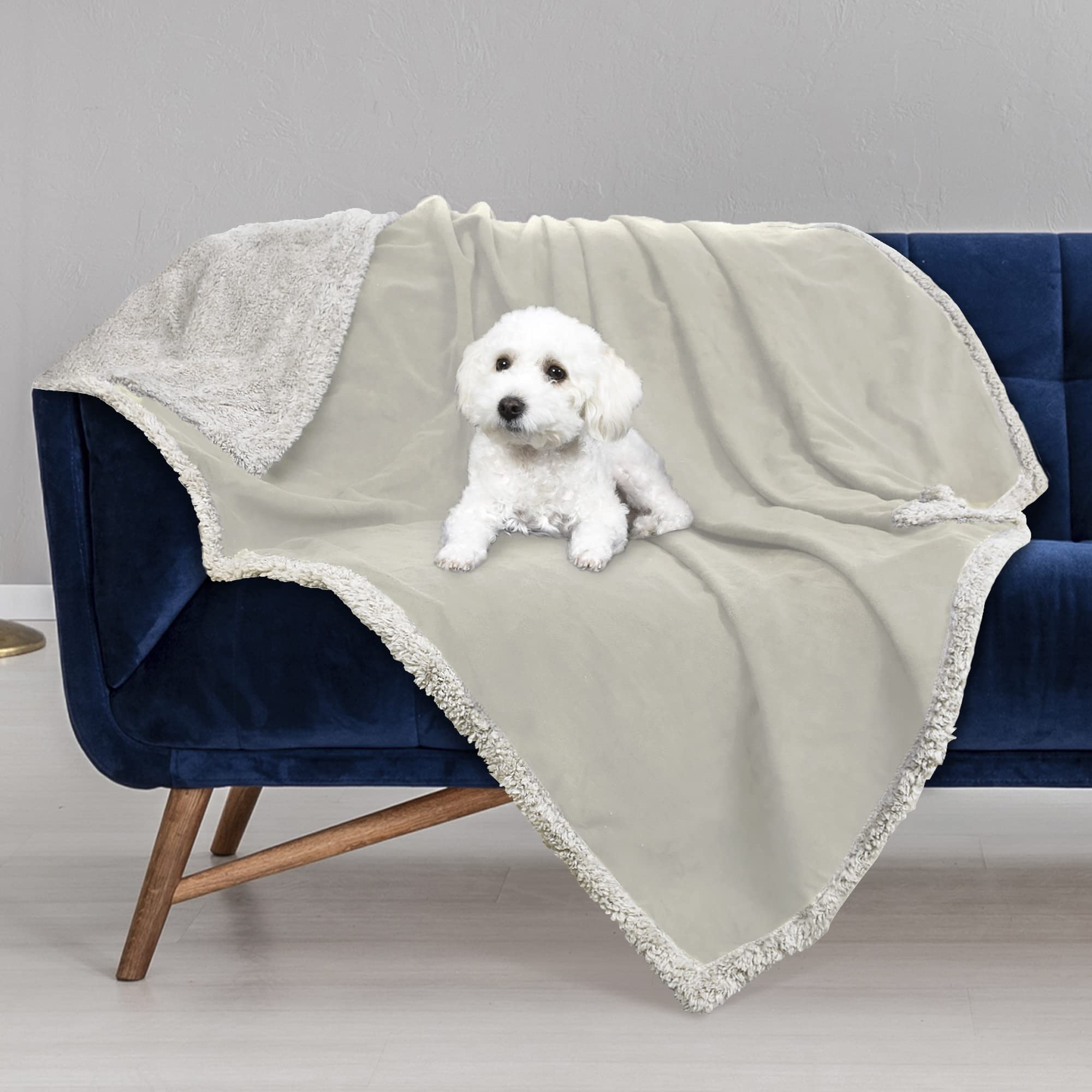 Kritter Planet Waterproof Sofa Blanket For Dogs, Pee Proof Reversible Couch Cover, Liquid Proof Furniture Protector, Washable, H