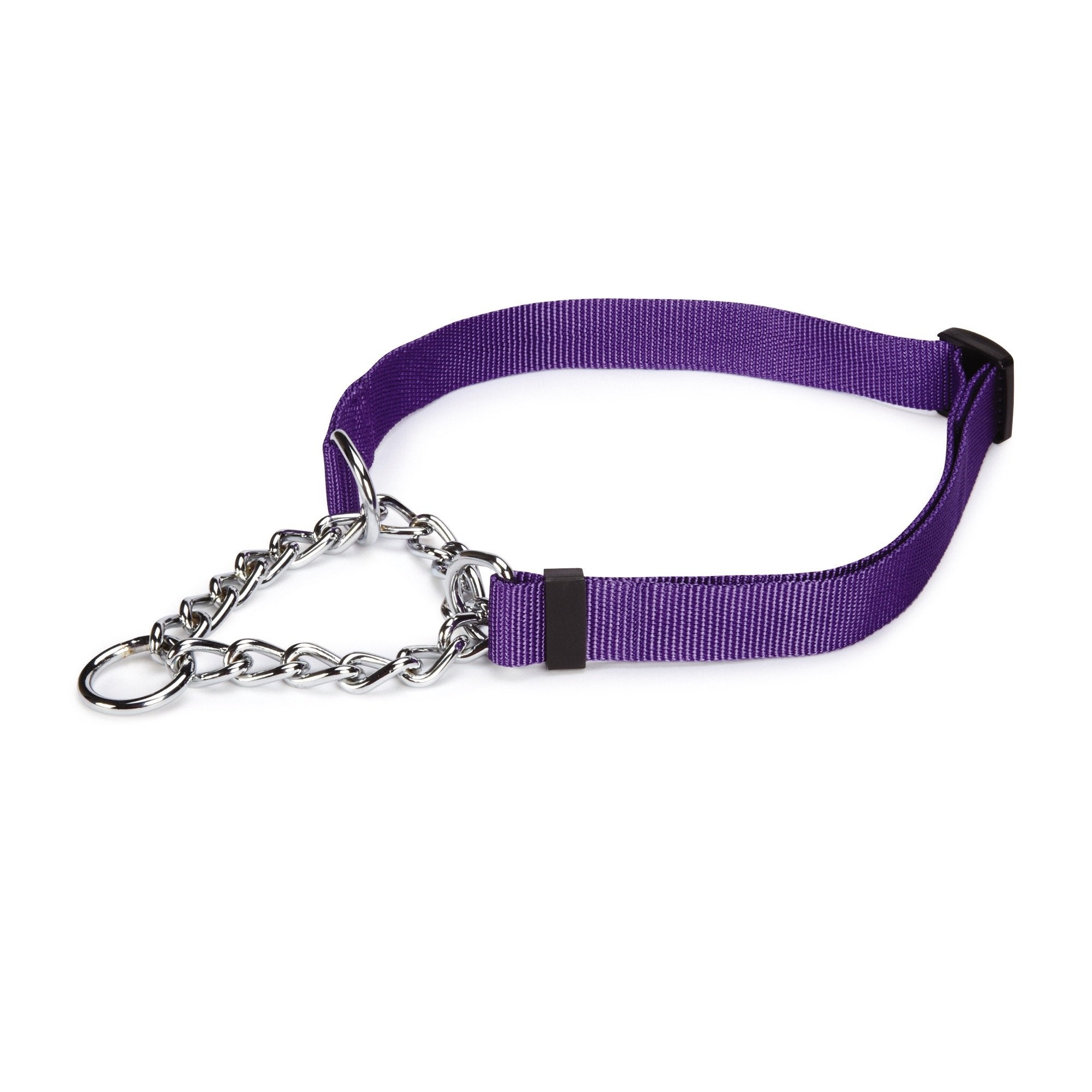 Guardian Gear Adjustable Martingale Choke-Style Dog Collar Purple 16-24 Inch
