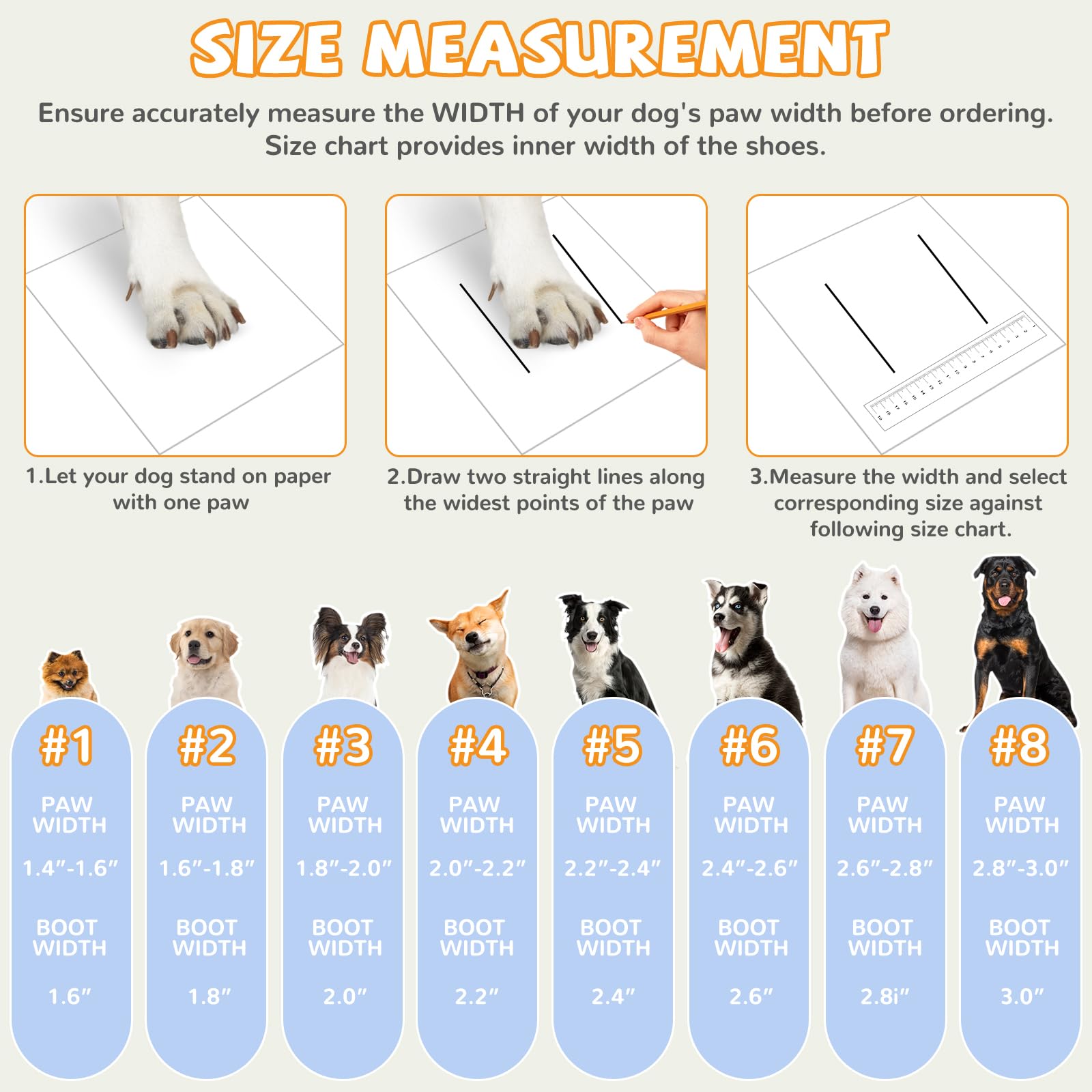 Dog Shoes For Large Small Medium Dogs, Dog Snow Boots Winter, Dog Booties And Paw Protectors To Prevent Licking, Anti-Slip Dog S