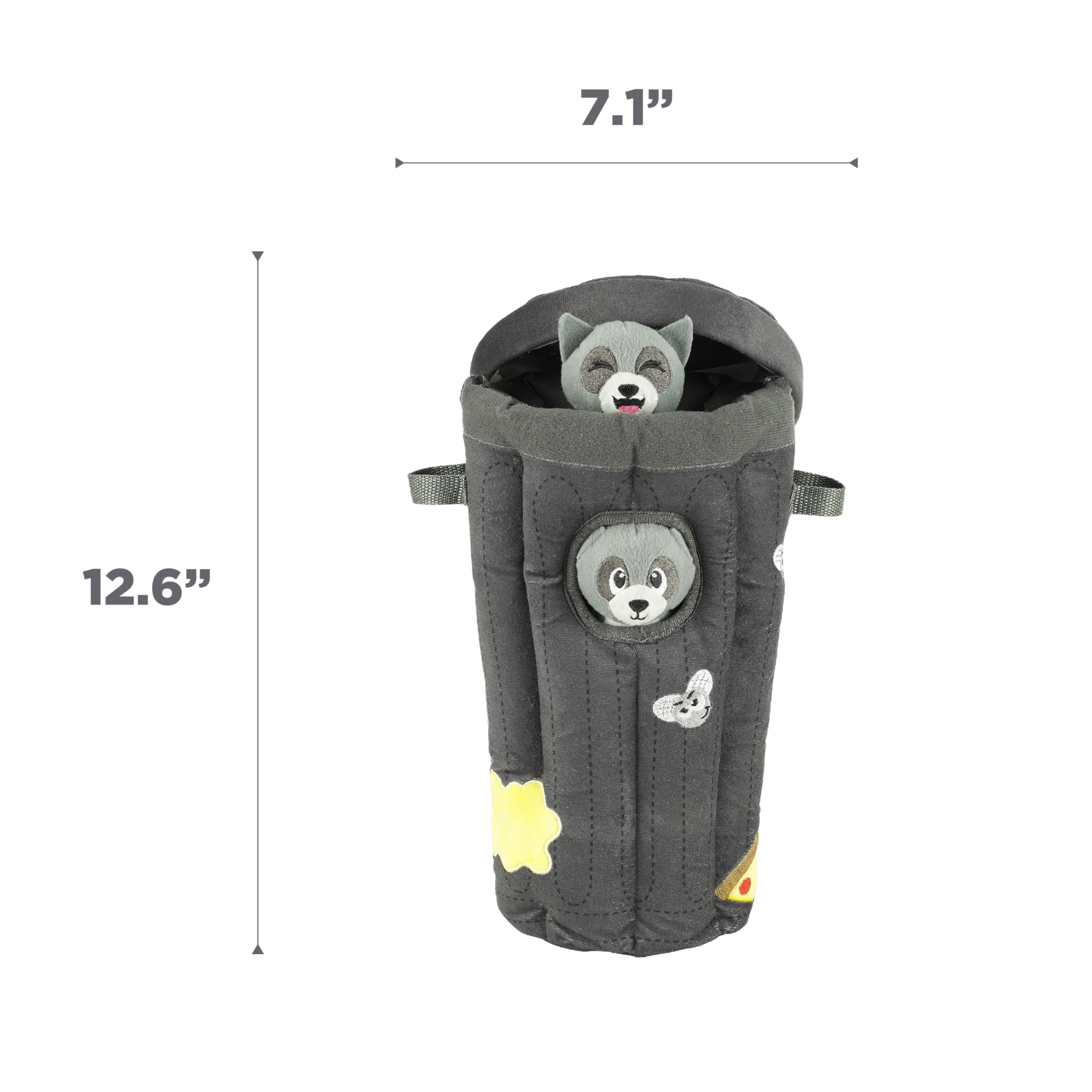 Outward Hound Hide A Raccoon Plush Dog Toy Puzzle