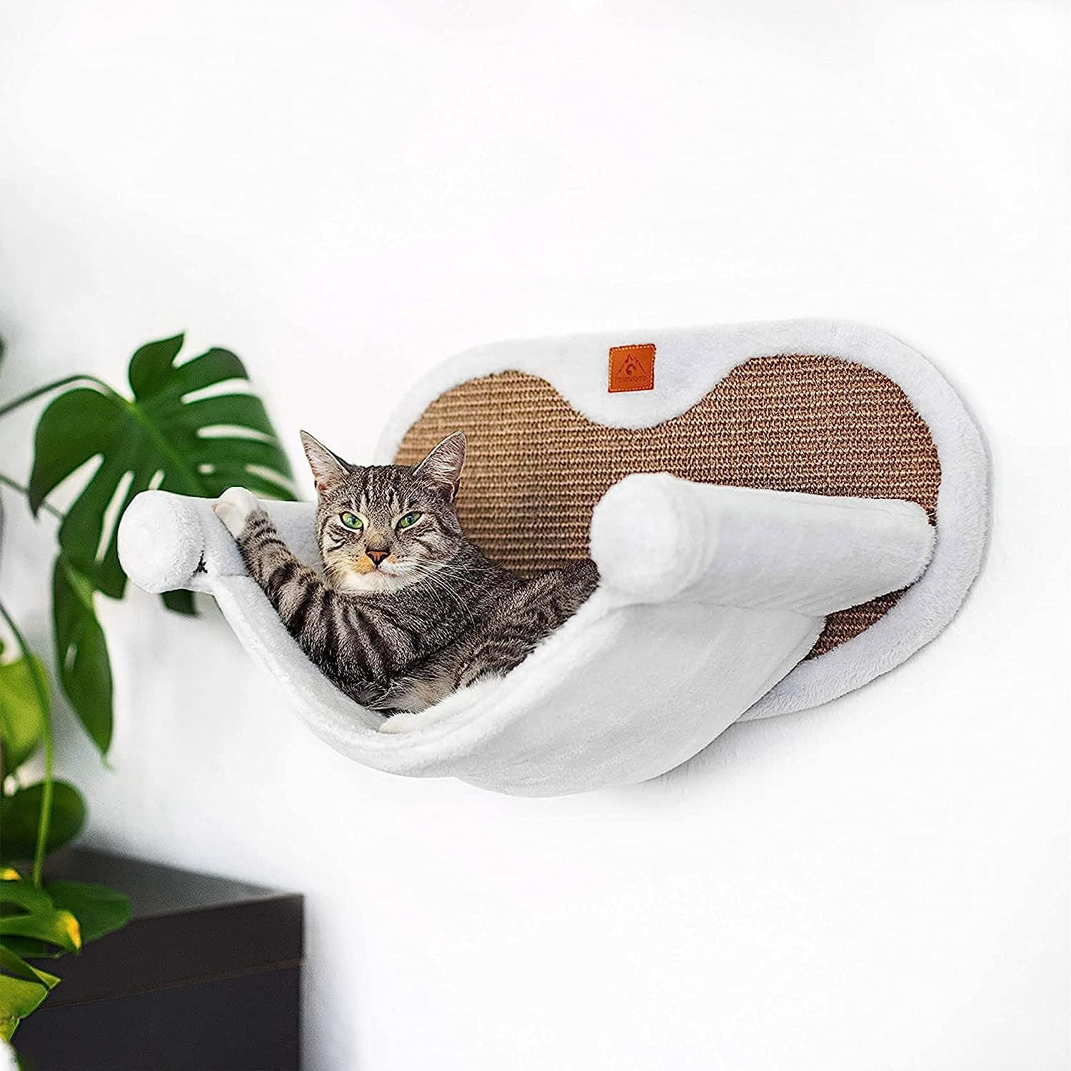 Pfotenolymp Hammock For Cats Stable With Wall Mounting For Cats Up To 10 Kg | Cat Hammock Complete Set | Cat Bed Lounger