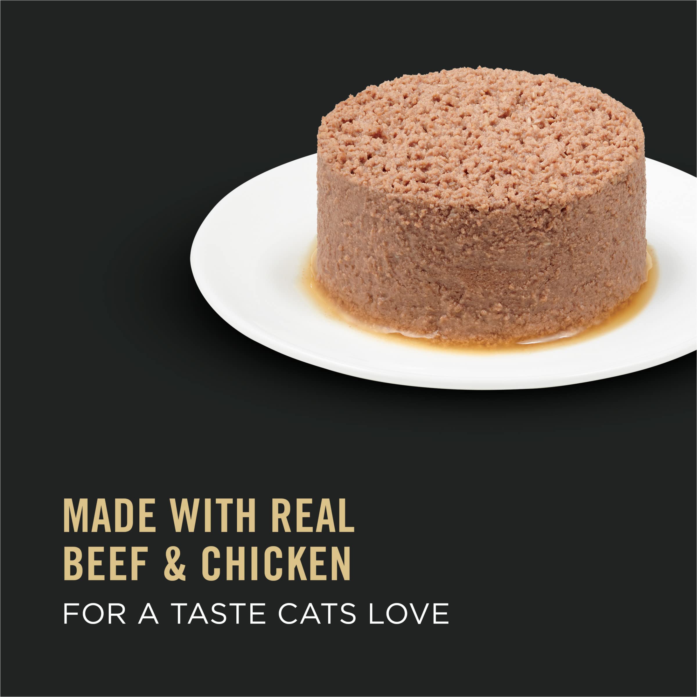 Purina Pro Plan Urinary Tract Health Beef and Chicken Entree Classic Cat Food - (24) 5.5 oz. Cans