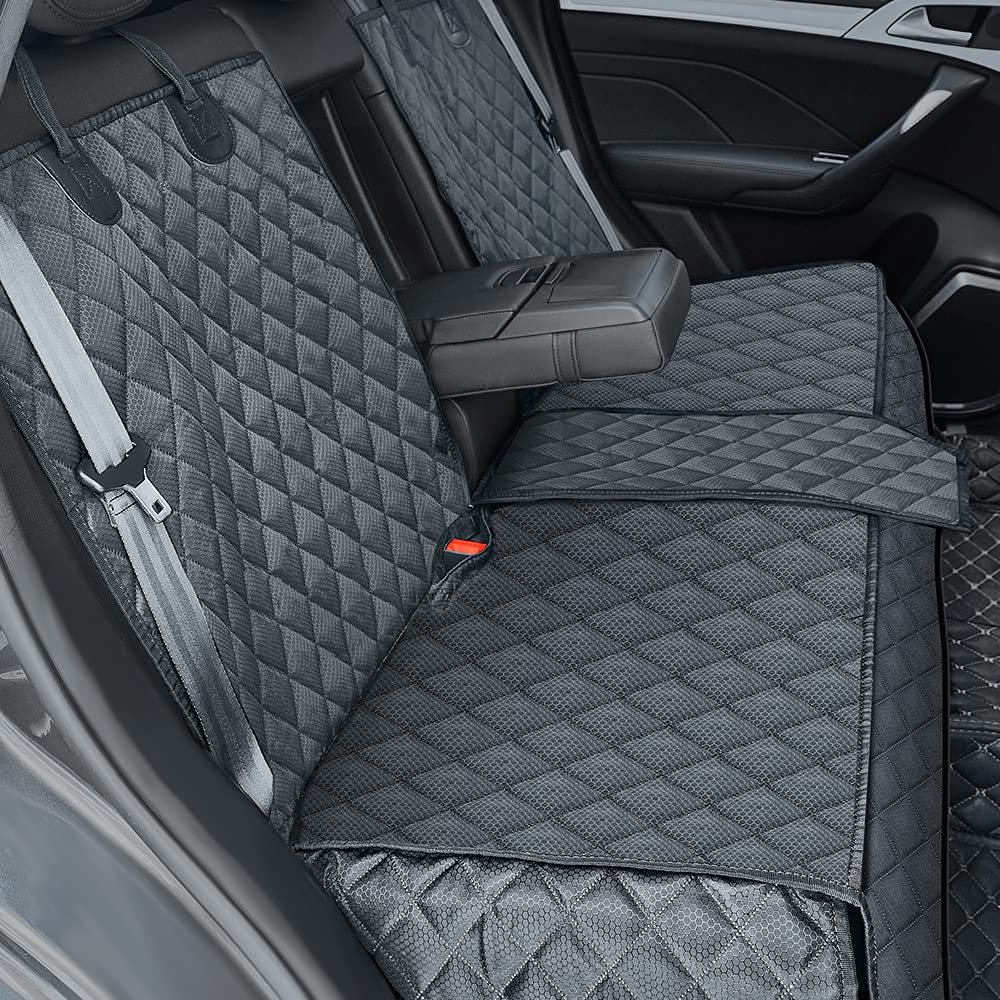 ANOSOSPECIAL Dog Car Seat Cover for Back Seat Cover,Non Stick Fur Rear Seat Protector for Pet,Nonslip Waterproof Durable Univers