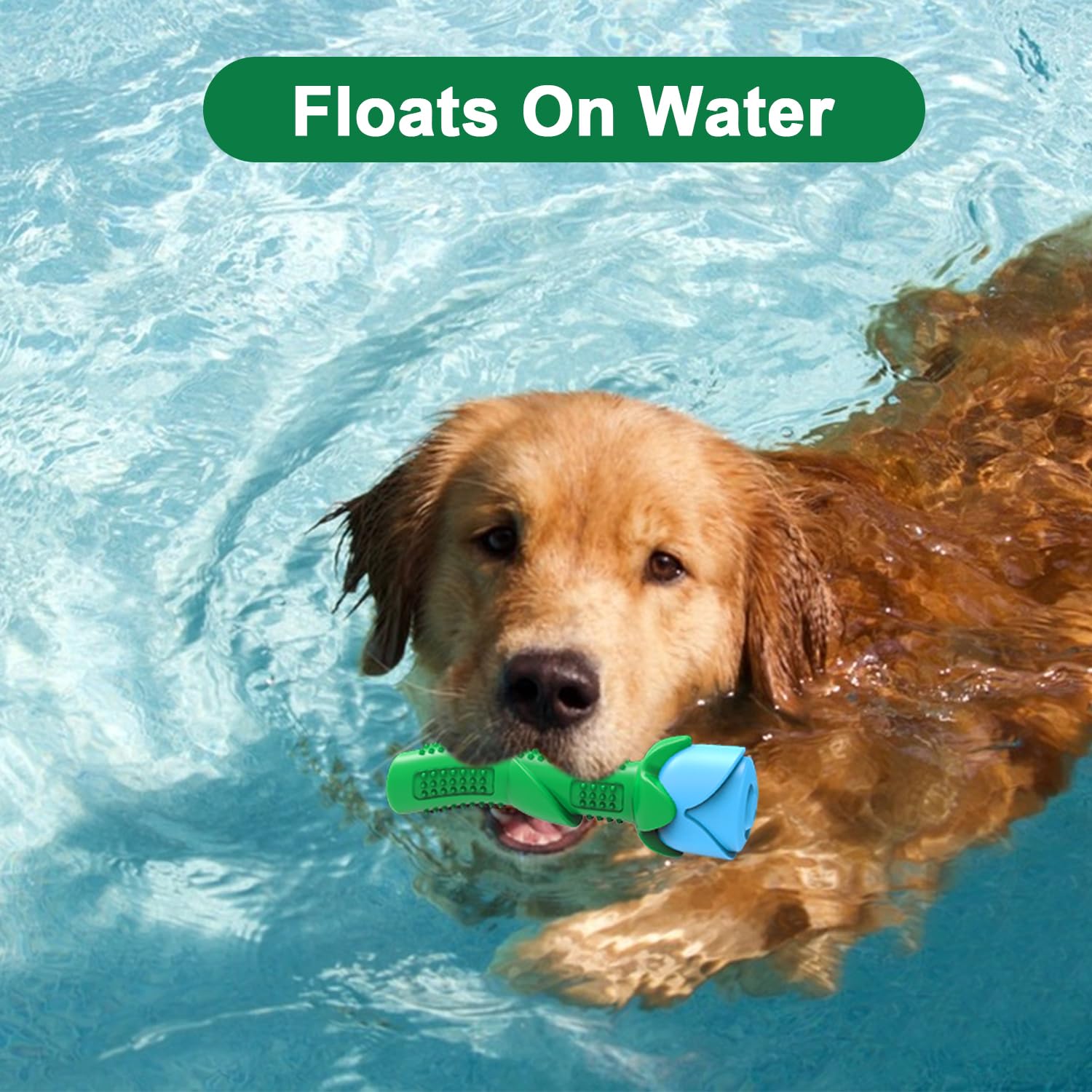 Ucho Rose Pet Fetching Dog Toys For Chew Throwing Bumpy Dog Pool Toys, Floats On Water - Interactive Dogs Chew For Training & Cl