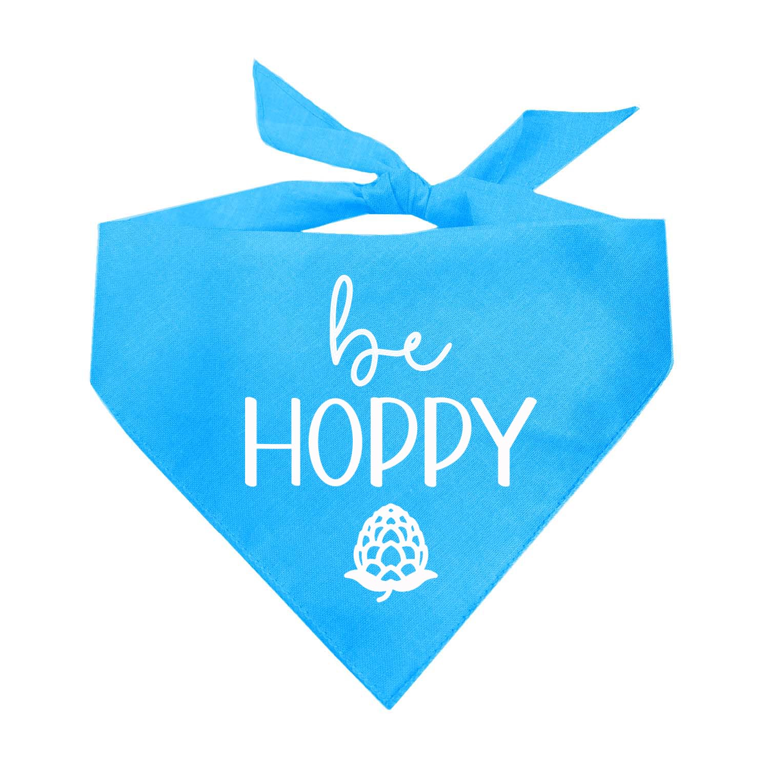 Be Hoppy Brewery Beer Lover Dog Bandana (Turquoise, Os 217)