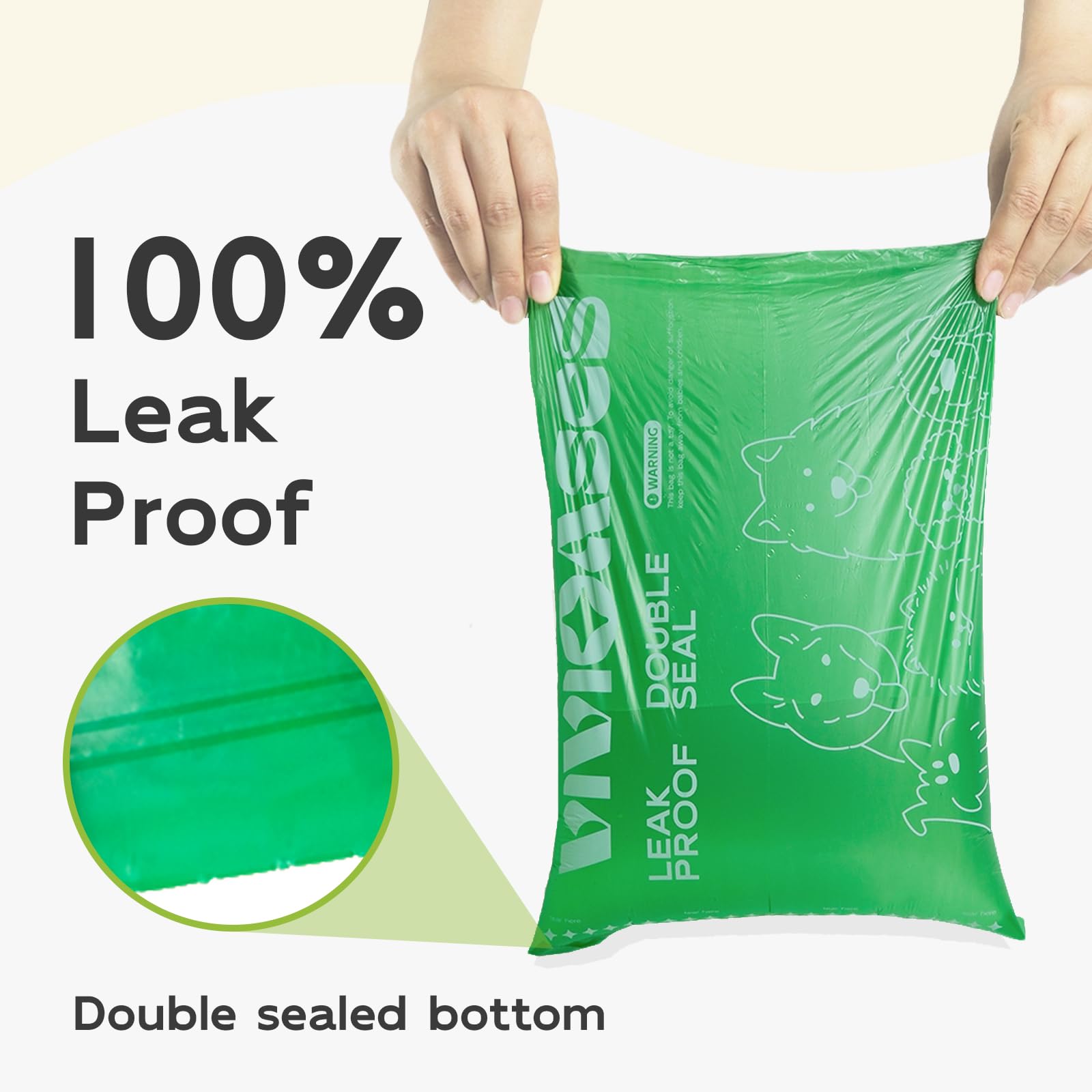 240 Count Dog Poop Bags Rolls, 9'' X 13'' Dog Bags For Poop, 100% Leak Proof And Strong Sturdy Doggie Poop Bags, Pet Waste Bags,