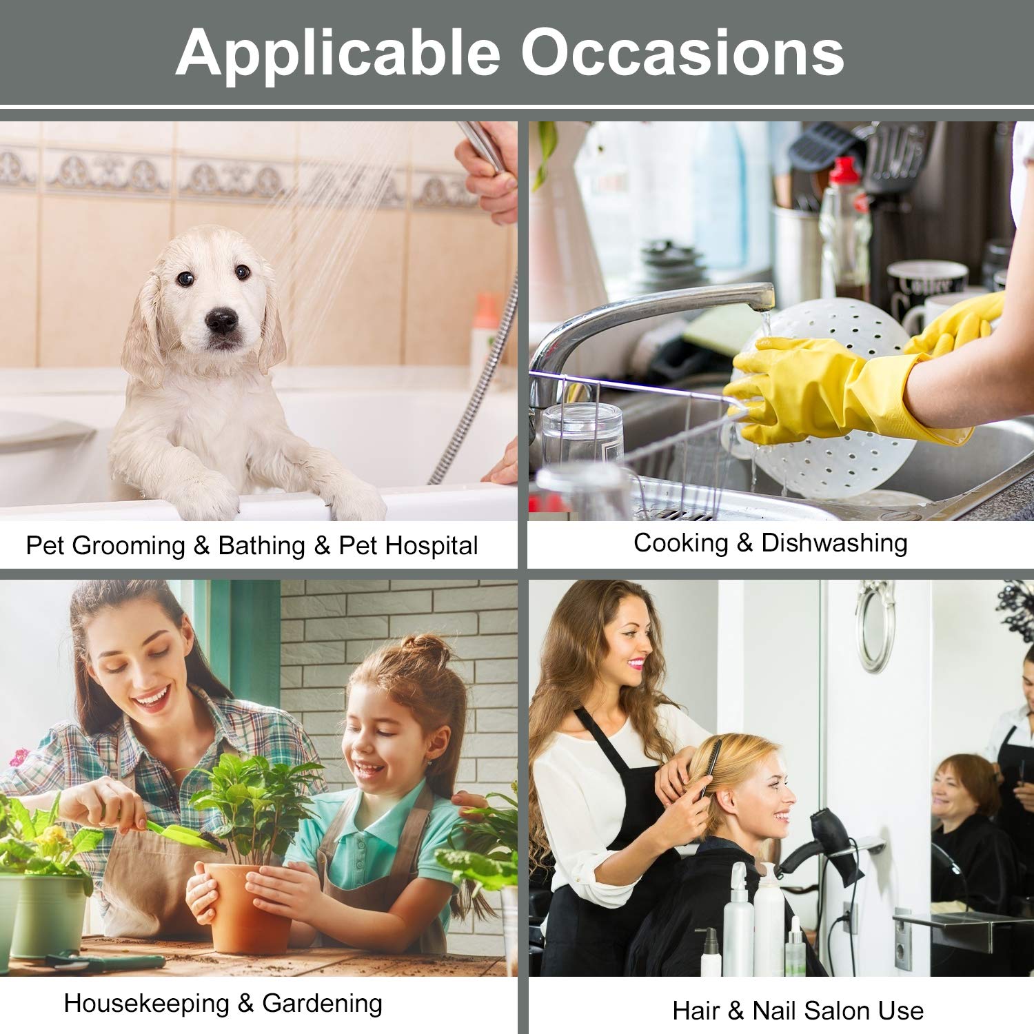 Noverlife Pet Grooming Workwear With Full Zipper, Xl Size, Anti-Static Pet Beautician Work Clothes, Lightweight Hair Repellent Shirt Style Pet Groomer Smock For Dog Cat Grooming Shop