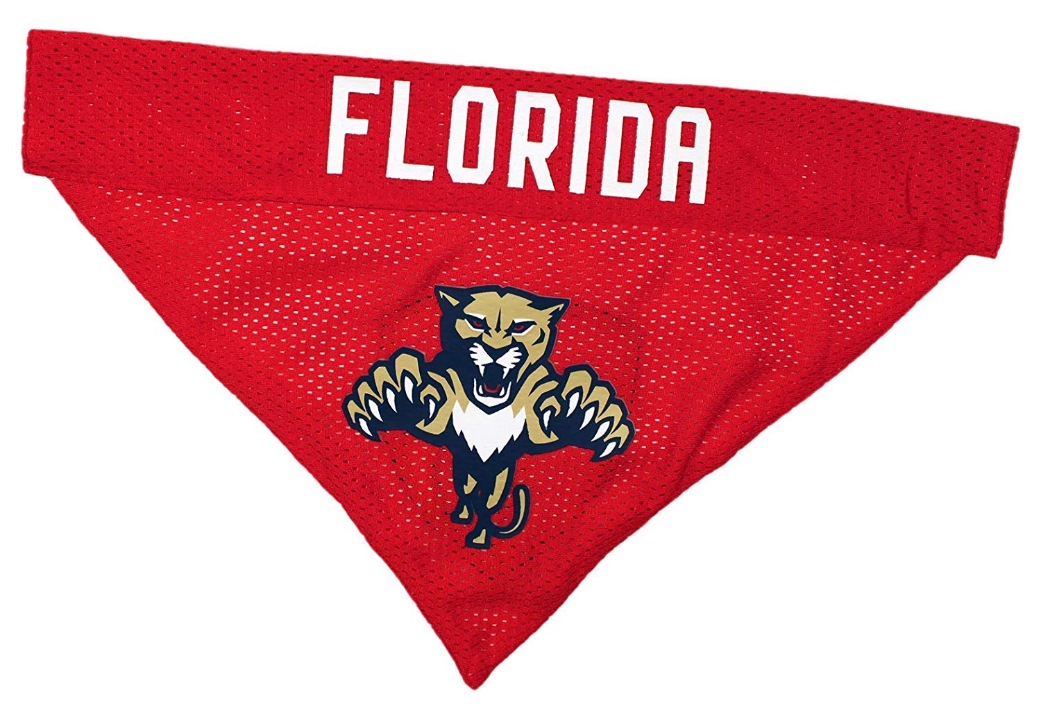 NHL FLORIDA PANTHERS BANDANA for DOGS & CATS, Large/X-Large. - Cute & Stylish Bandana! The Perfect HOCKEY FAN Scarf Bandana, gre