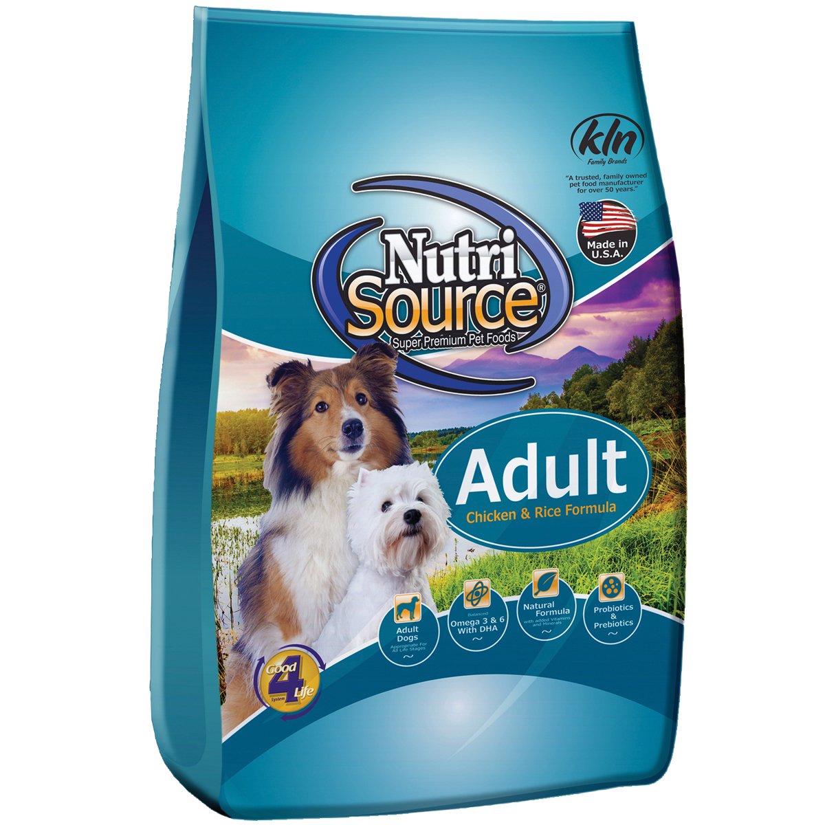 Tuffys Pet Food NutriSource Chicken and Rice Adult Dog Food, 5-Pound
