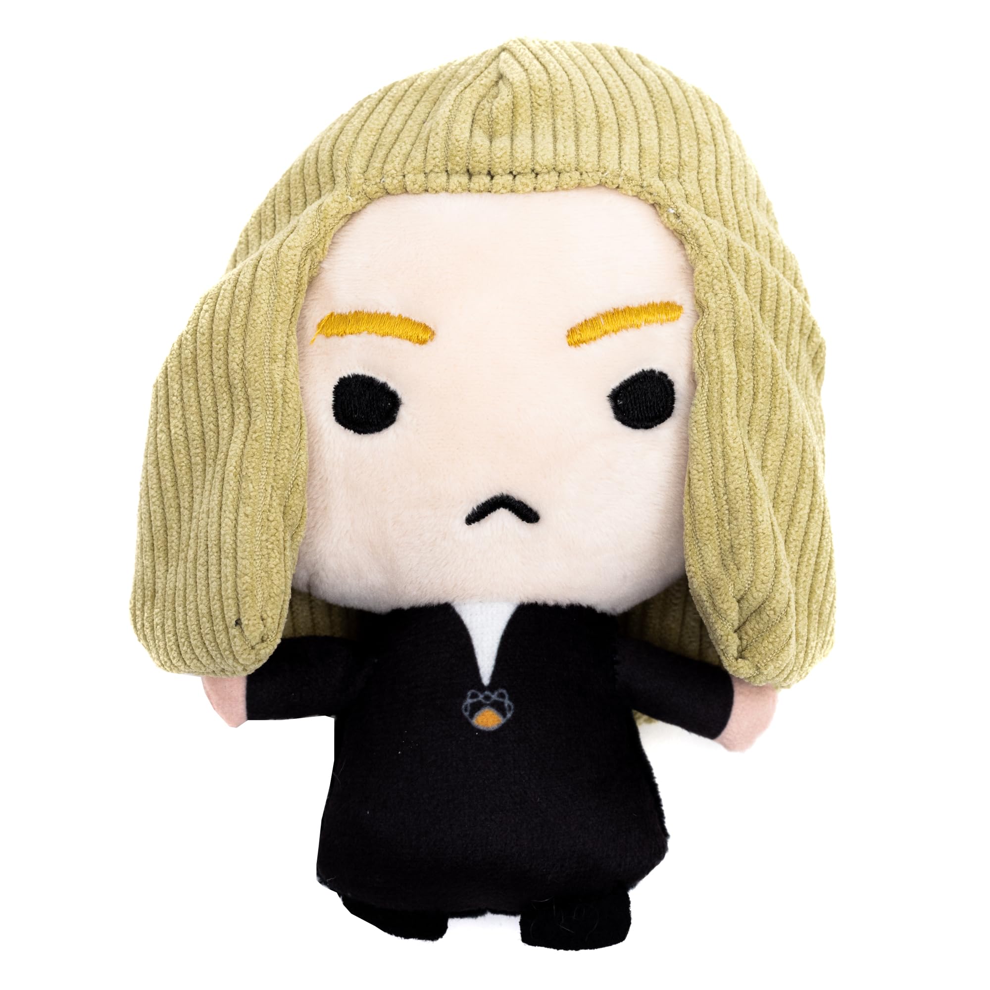 Buckle-Down The Wizarding World Of Harry Potter Squeaky Plush Dog Toy For Large, Medium & Small Dogs, Lucius Malfoy Standing Cha