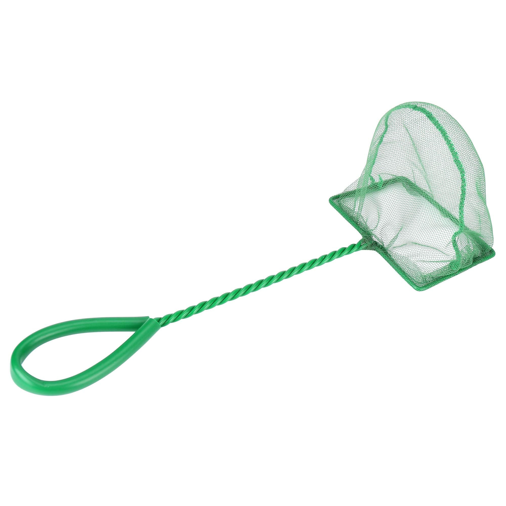 Filhome 2 Pcs Aquarium Fish Net, 4 inches Fine Mesh Quick Catch Fish Net for Fish Tank Betta Fishing Net