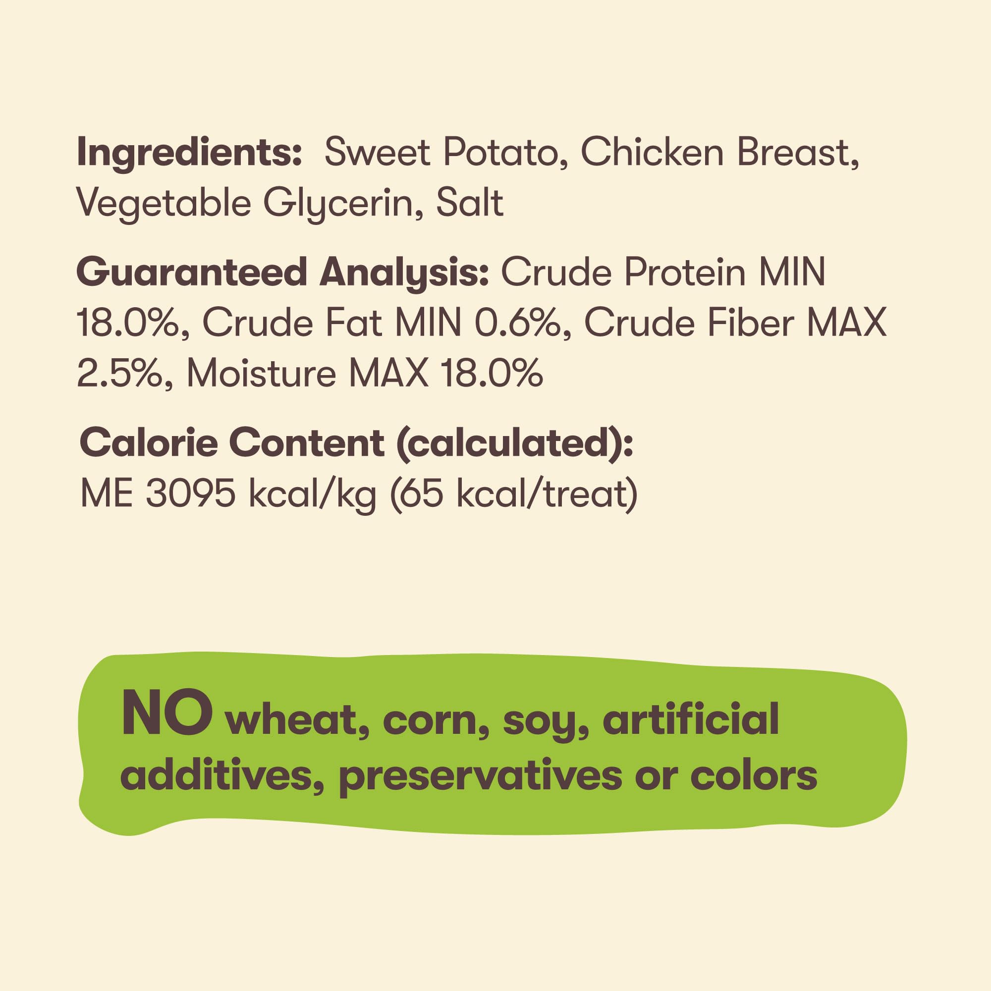 Pet n Shape Sweet Potato Chews - Natural Chicken Wrapped Sweet Potato Dog Treats - 42 Ounce