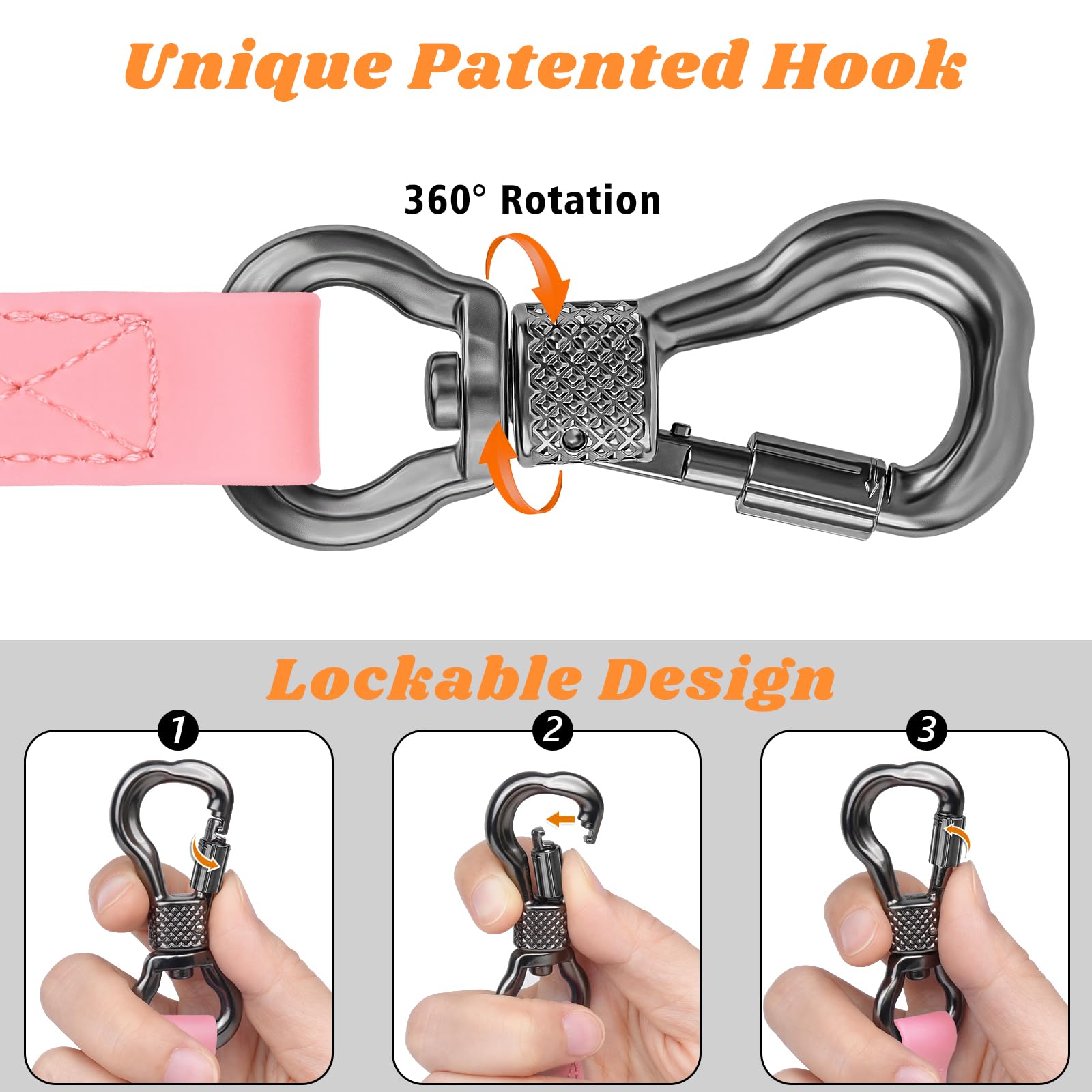 Xiaz Waterproof Dog Training Leash, Long Line Leash Lead For Large Medium Small Dogs Outside Walking, Playing, Camping, Or Yard