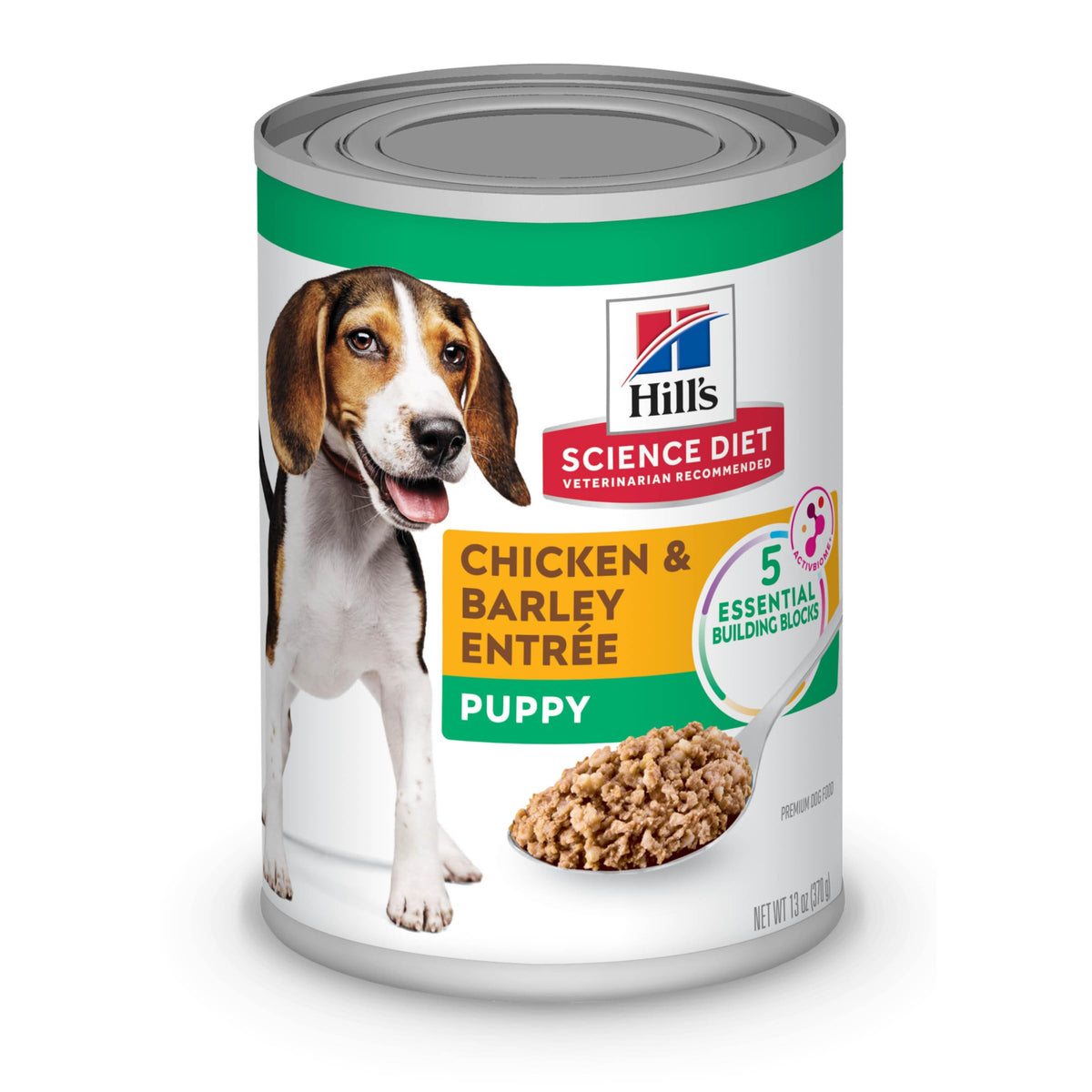 Hill'S Science Diet Puppy, Puppy Premium Nutrition, Wet Dog Food, Chicken & Barley Loaf, 13 Oz Can, Case Of 12