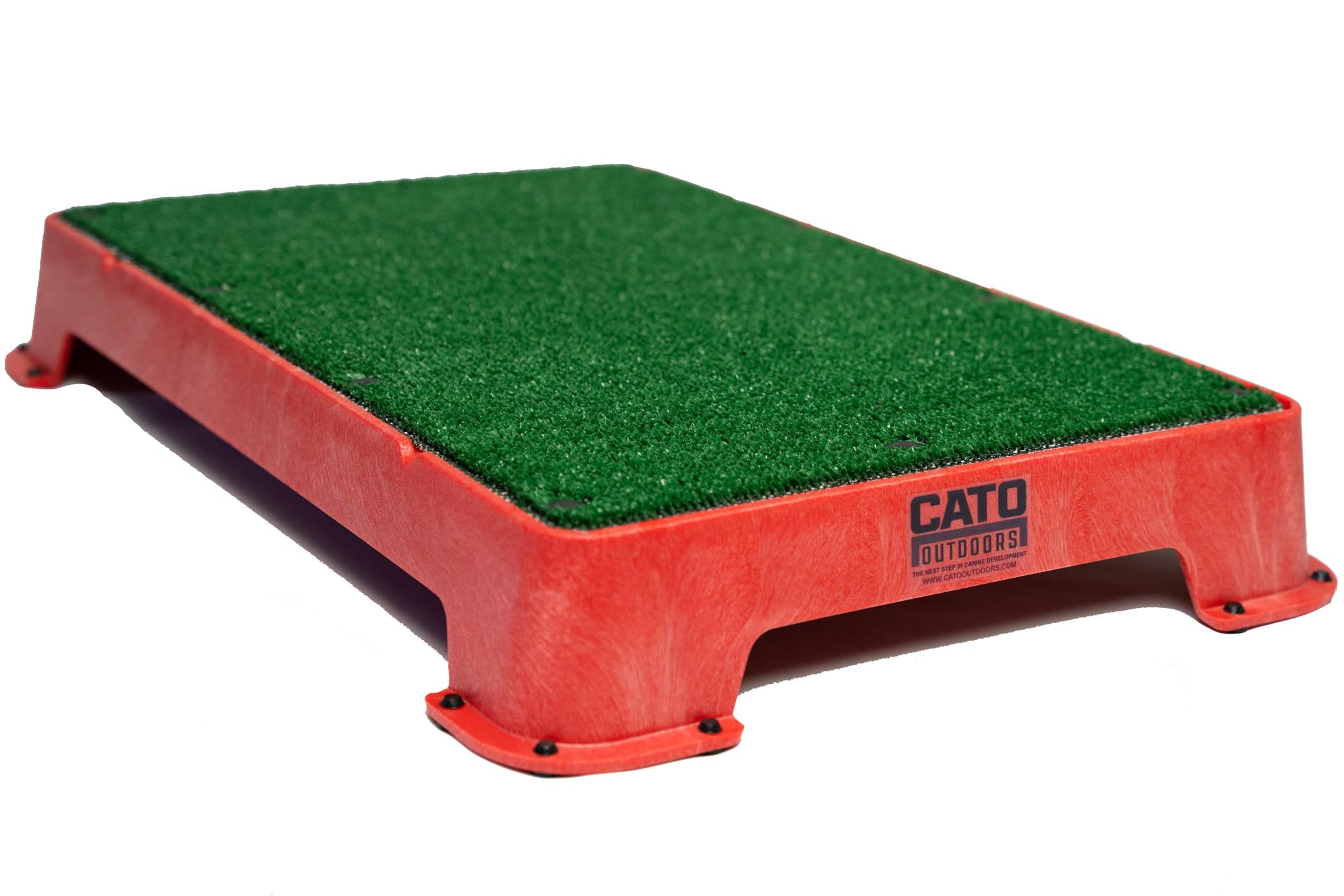 Cato Board - Dog Training Platform - Made In The Usa (Red, Turf)