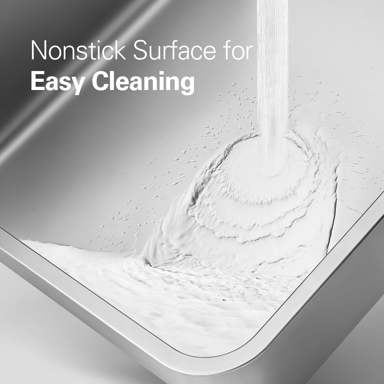 Zarler Stainless Steel Litter Box With Lid, Extra Large Cat Litter Boxes, Xl Large Metal Litter Box For Big Cats With High Sided