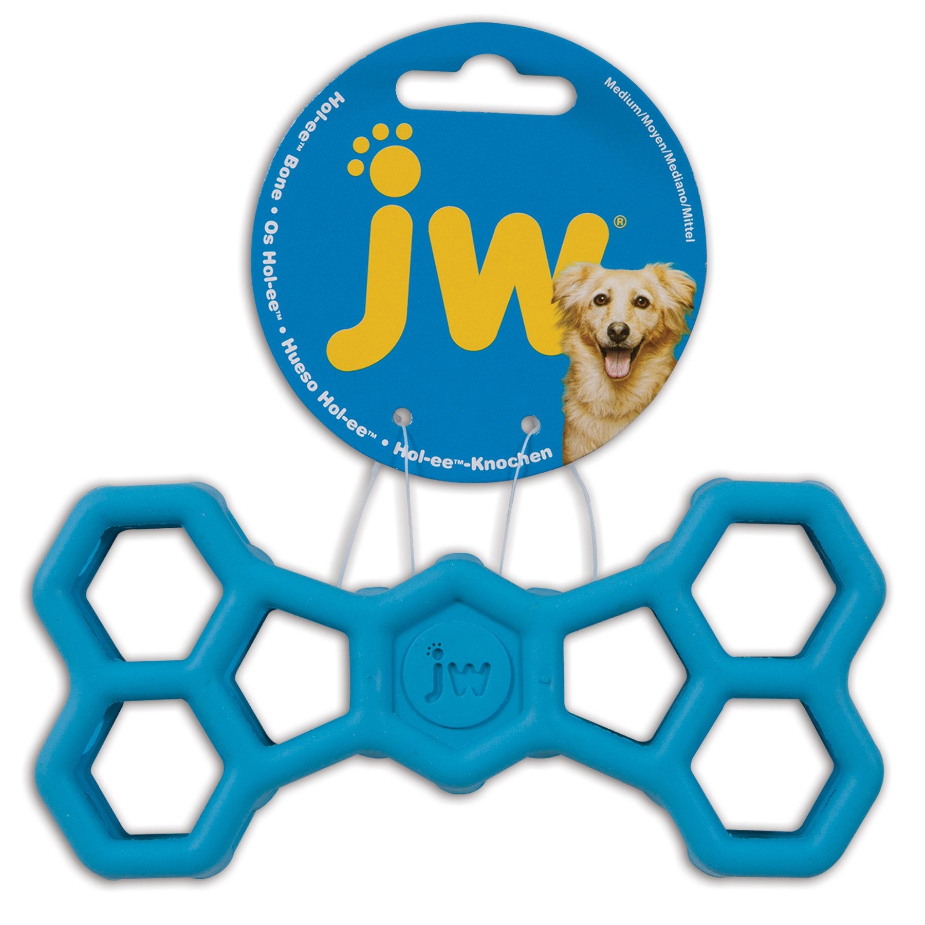 JW Pet Hol-ee Bone Dog Chew Puzzle Toy, Small