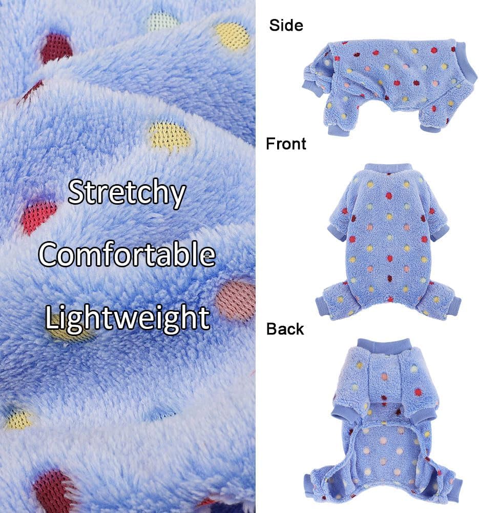 Dog Pajamas Small Sized Dog, Cotton Stretchable Pet Pajamass Jammies Puppy Outfits For Dogs Female Male, Winter Doggie Pjs Doggy