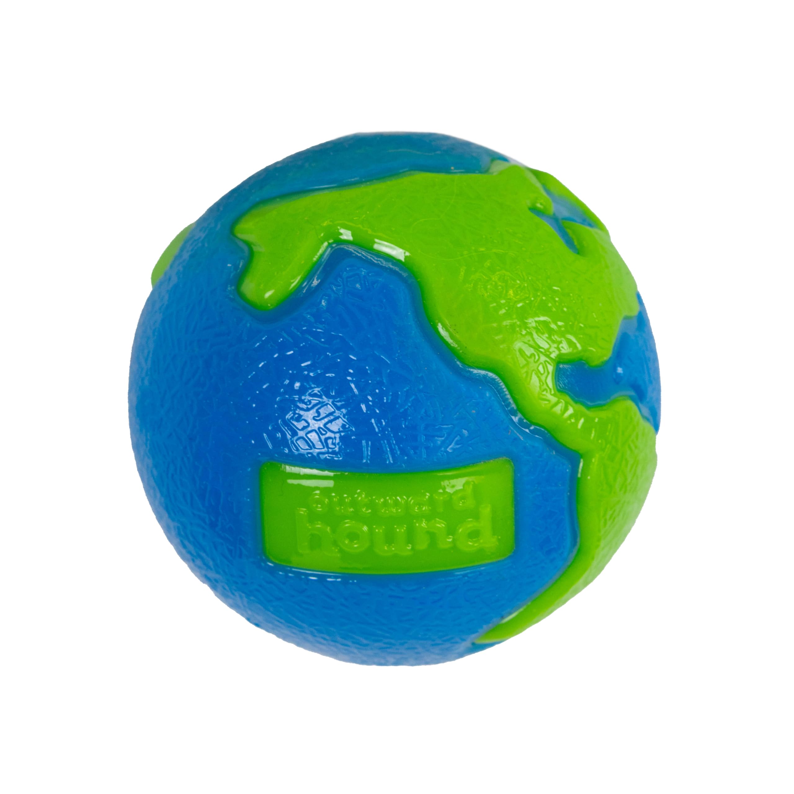 Outward Hound By Planet Dog Orbee-Tuff Planet Ball Blue/Green Treat-Dispensing Dog Toy, Medium